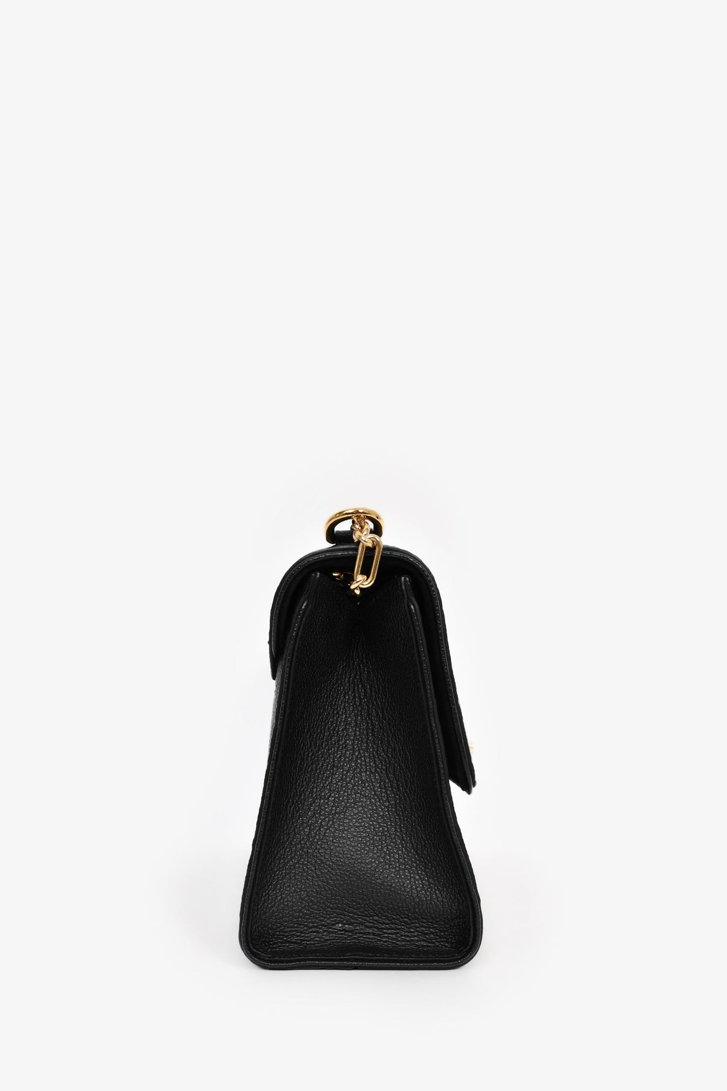 Louis Vuitton Black Leather Empriente 'Saint Suplice' Shoulder Bag