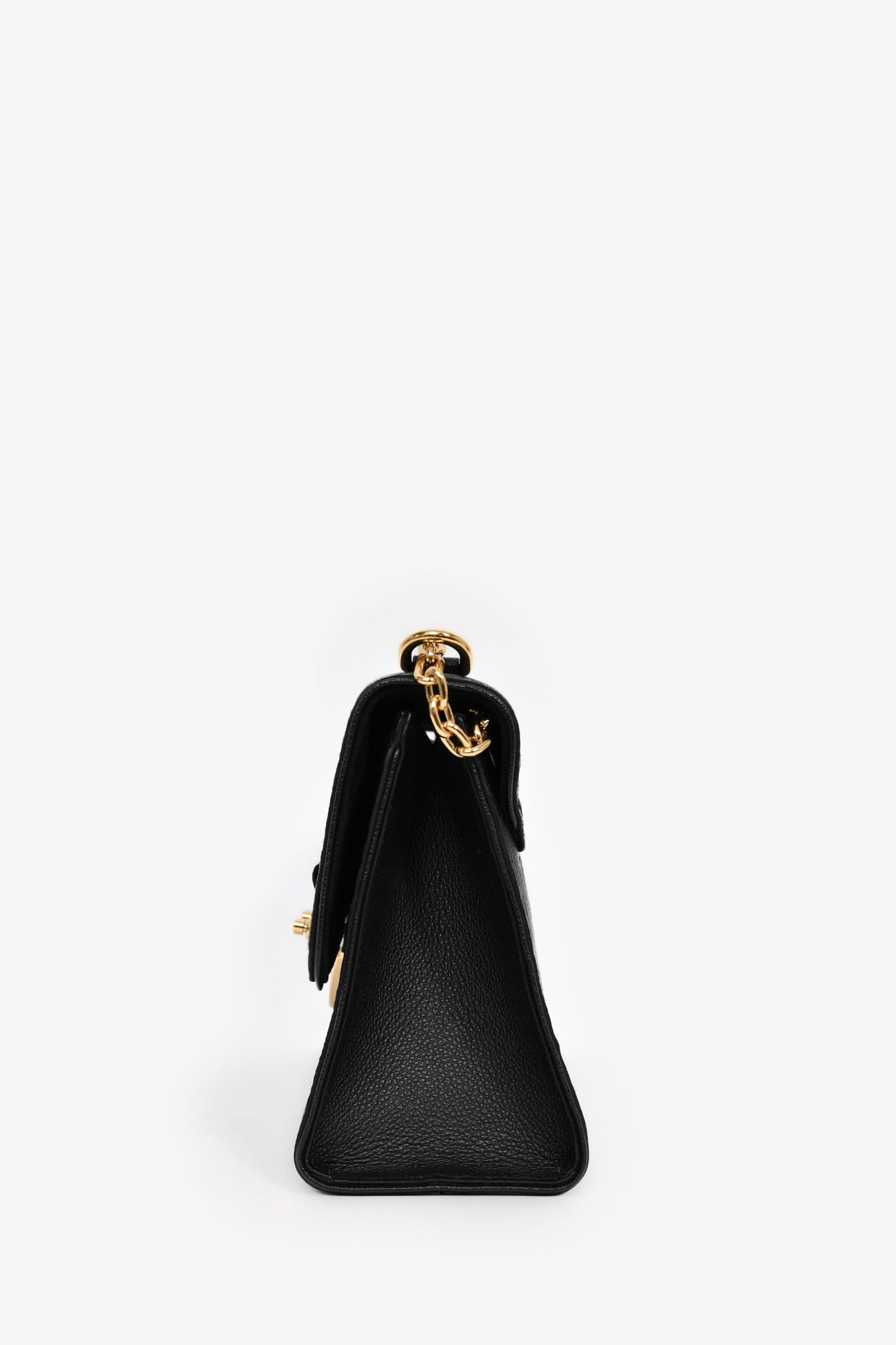 Louis Vuitton Black Leather Empriente 'Saint Suplice' Shoulder Bag