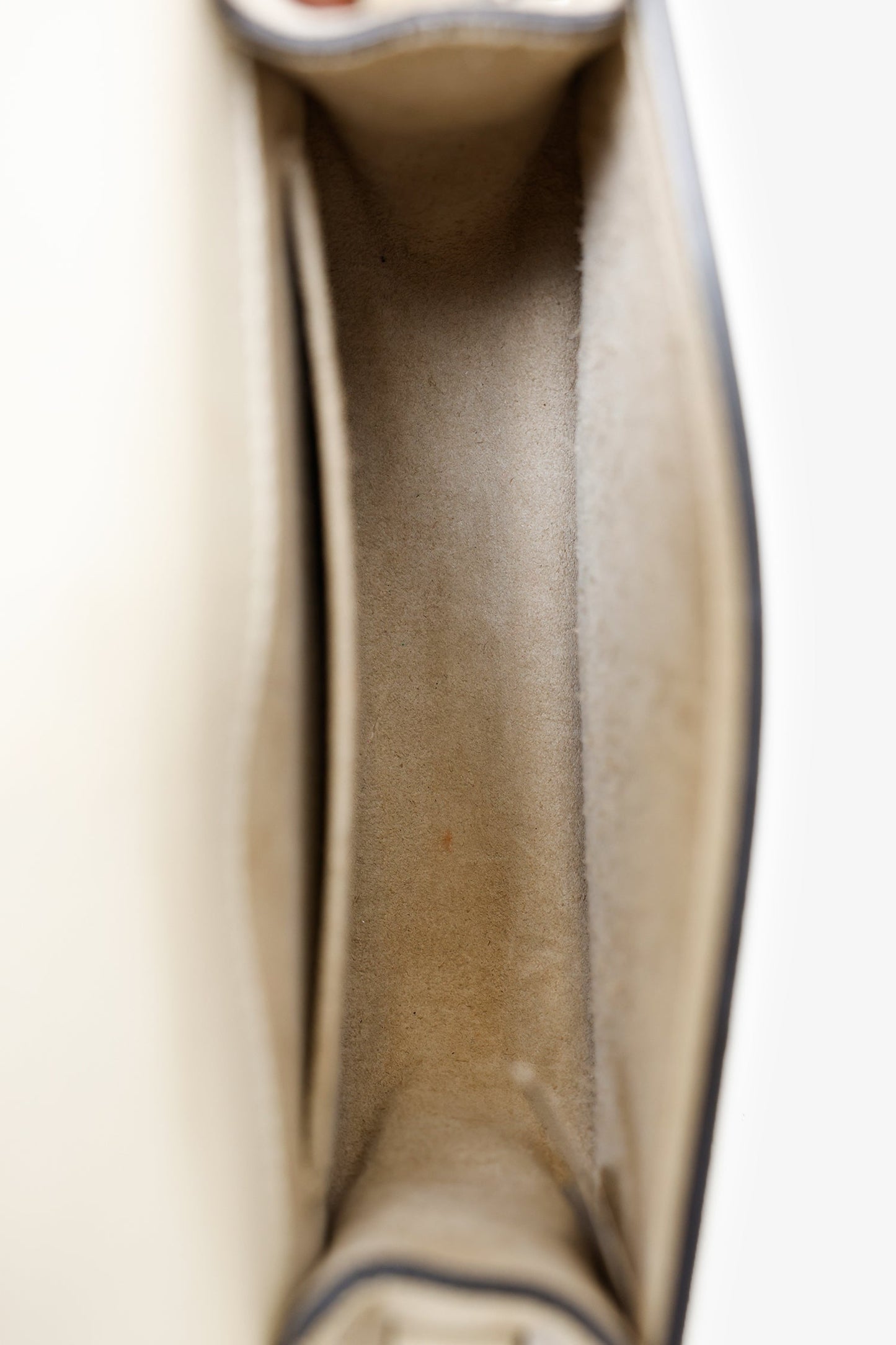 Chloe Off White Suede Small 'Nile Bracelet' Bag