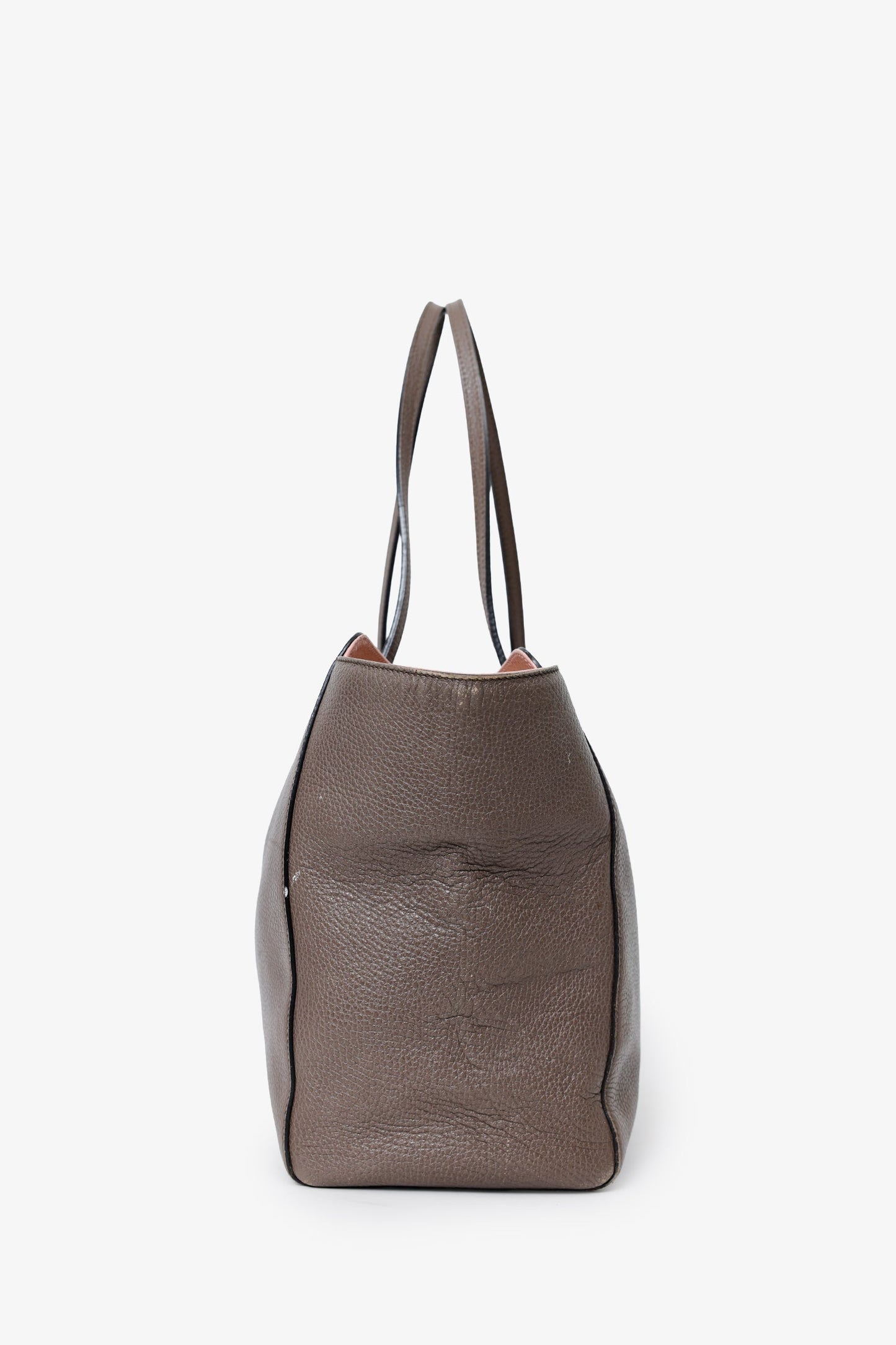 Gucci Grey Leather Medium 'Swing Tote'