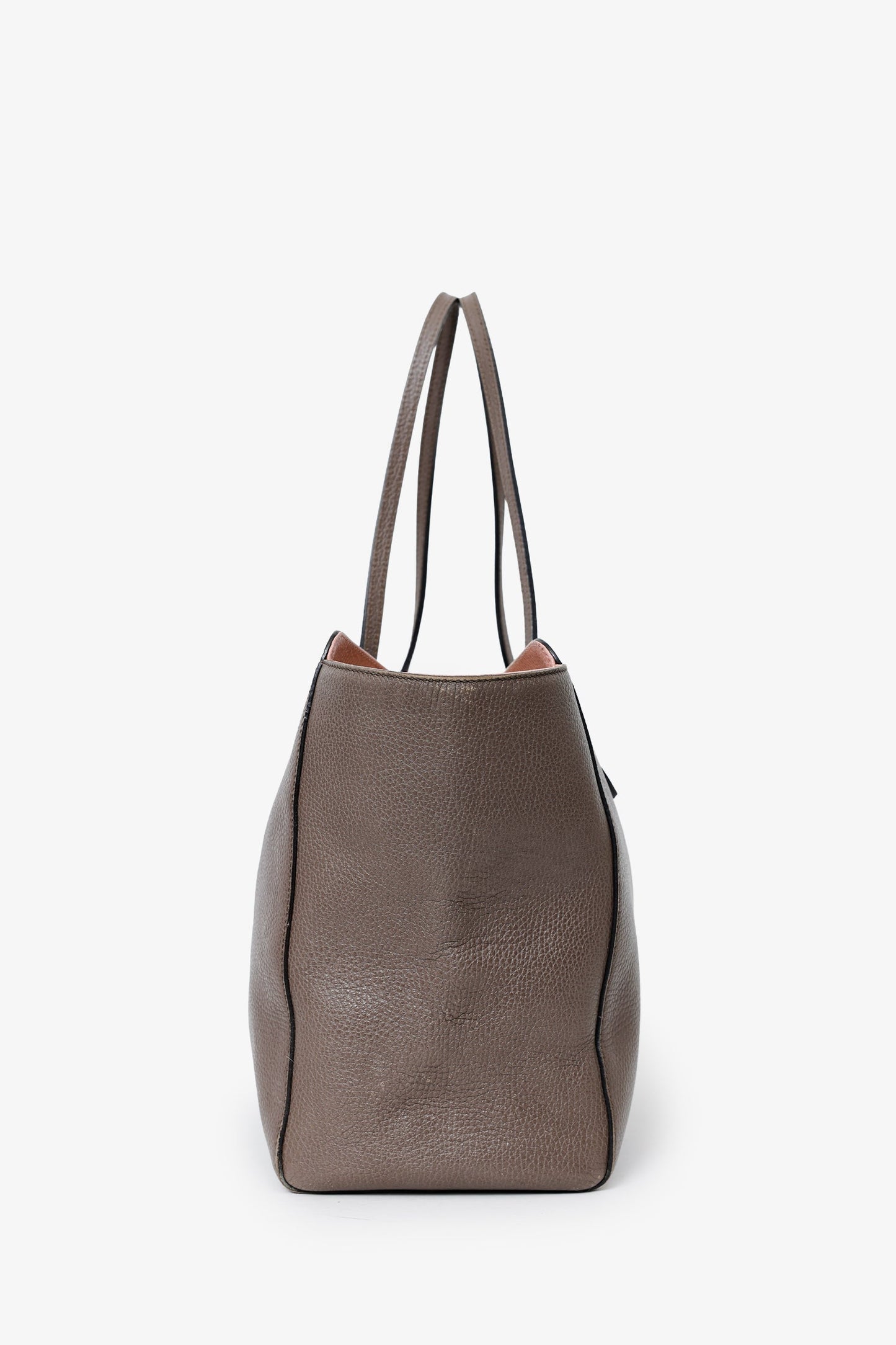 Gucci Grey Leather Medium 'Swing Tote'