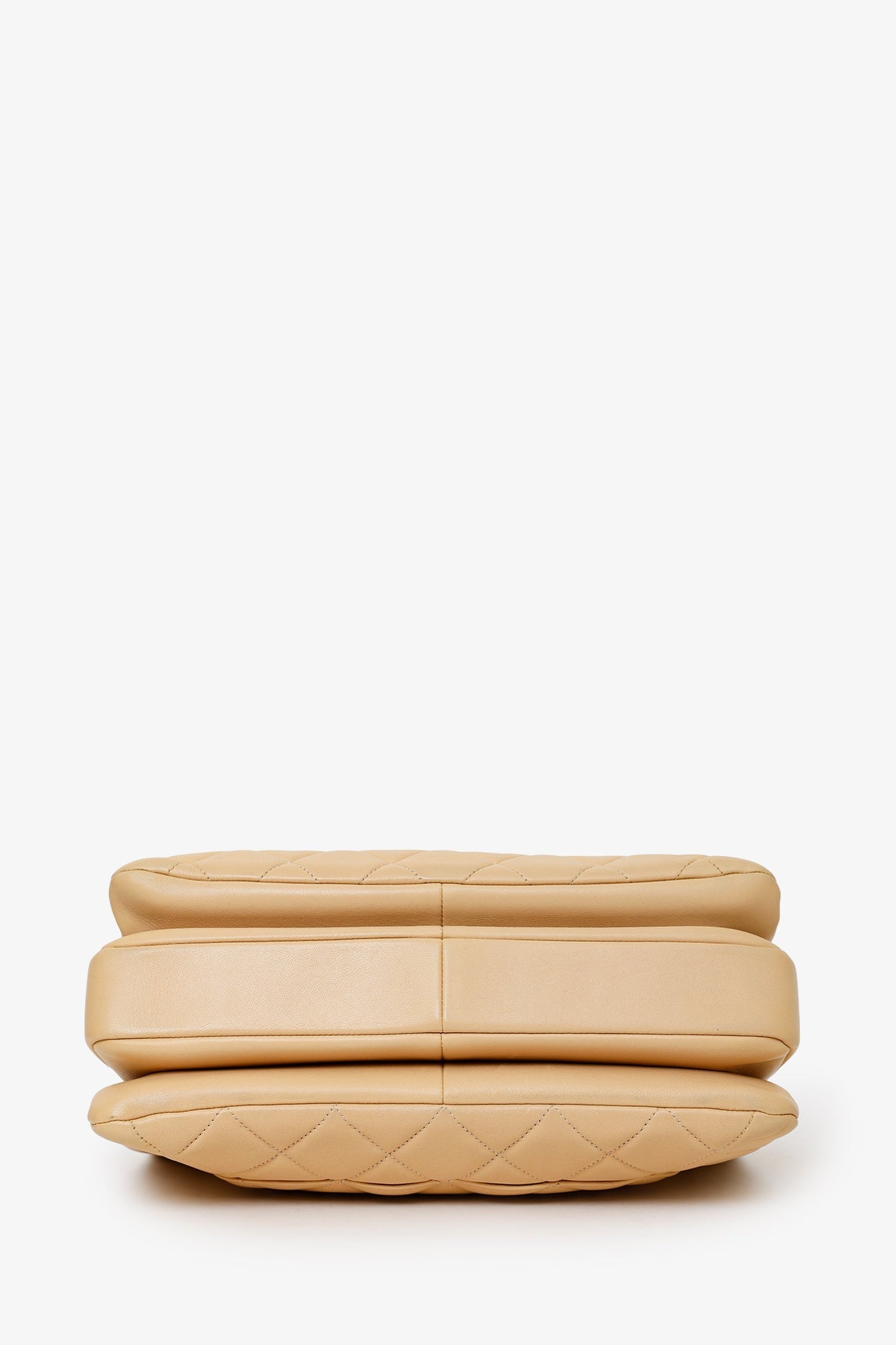 Chanel™ 2018-19 Beige Quilted Lambskin Medium Trendy CC Top Handle Bag
