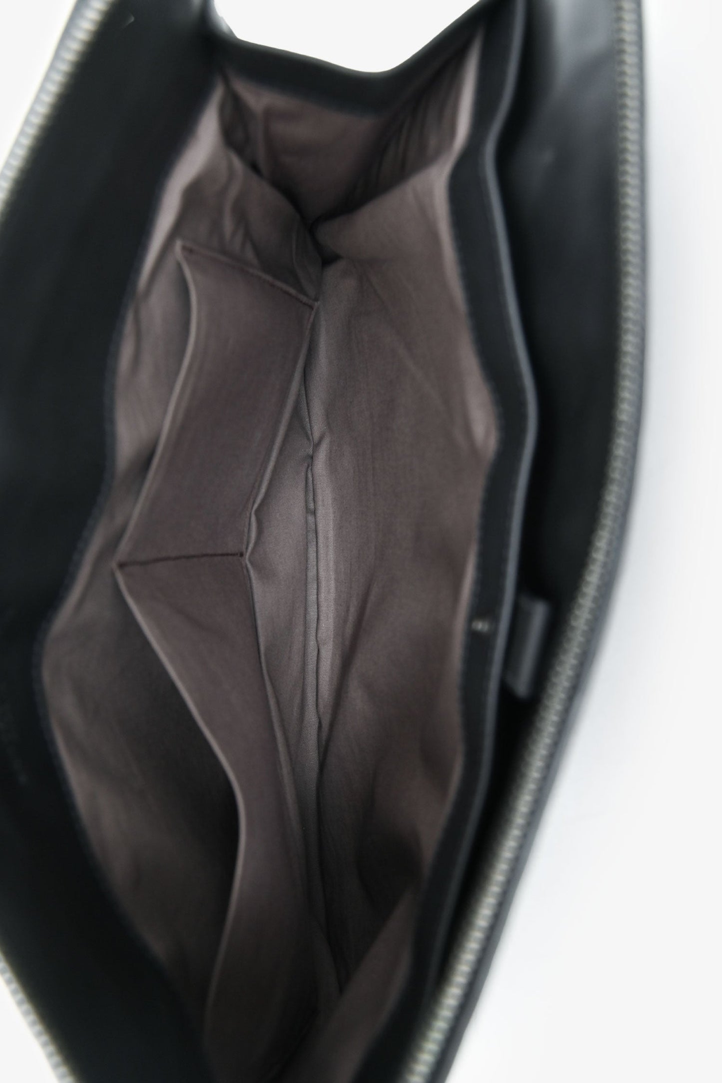 Bottega Veneta Grey Intrecciato Leather Laptop Case
