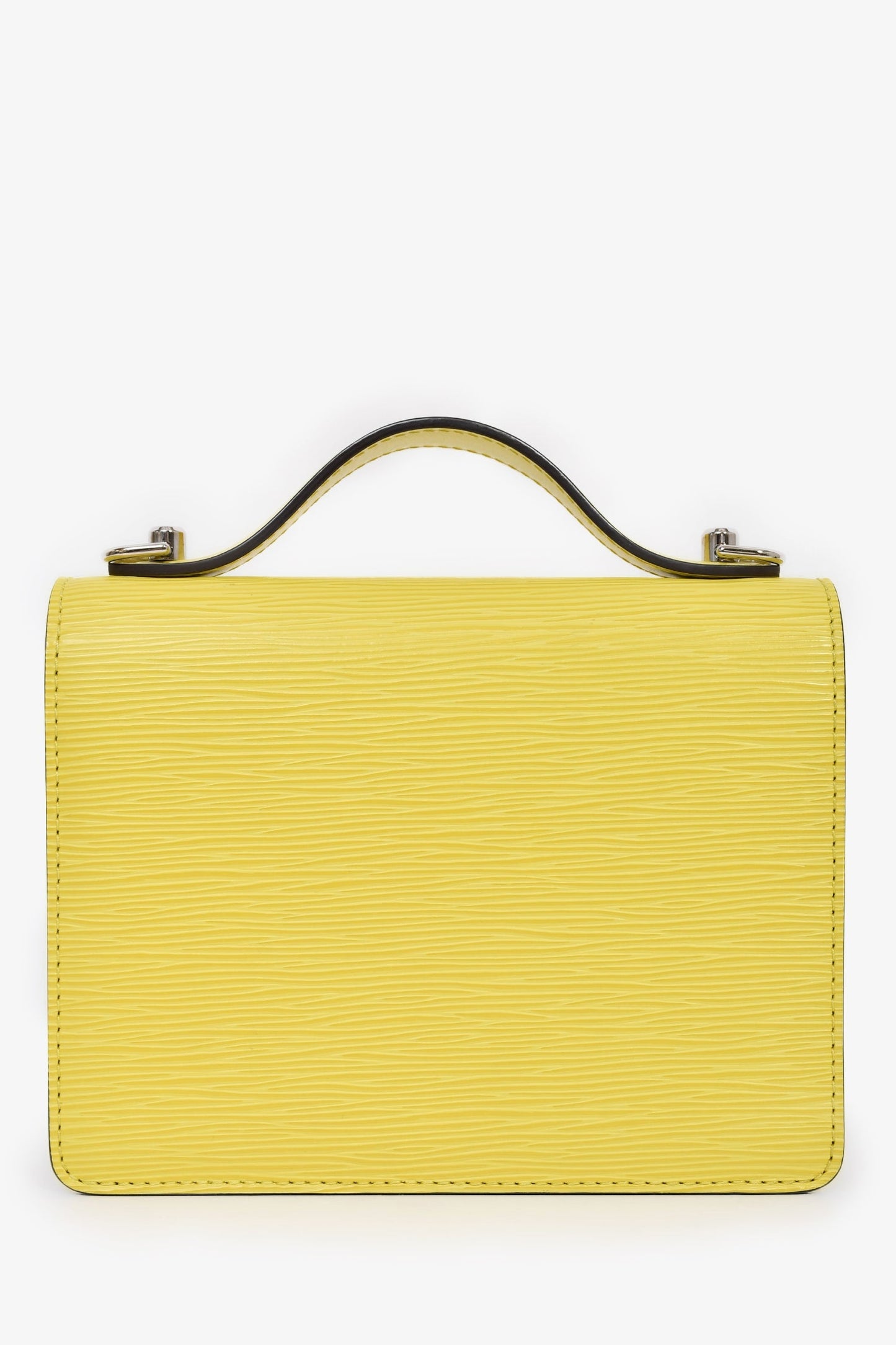 Louis Vuitton Citron Epi Leather 'Monceau' BB Top Handle with Strap