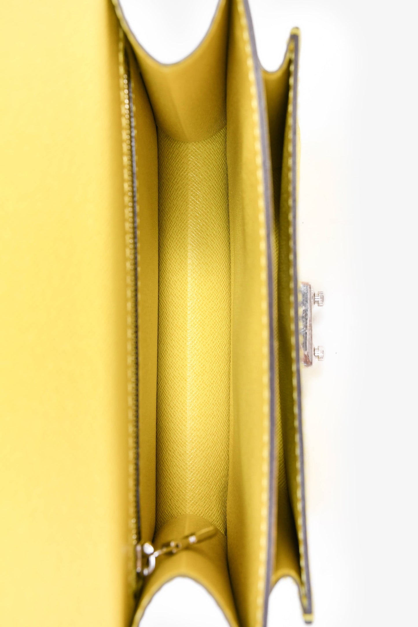 Louis Vuitton Citron Epi Leather 'Monceau' BB Top Handle with Strap