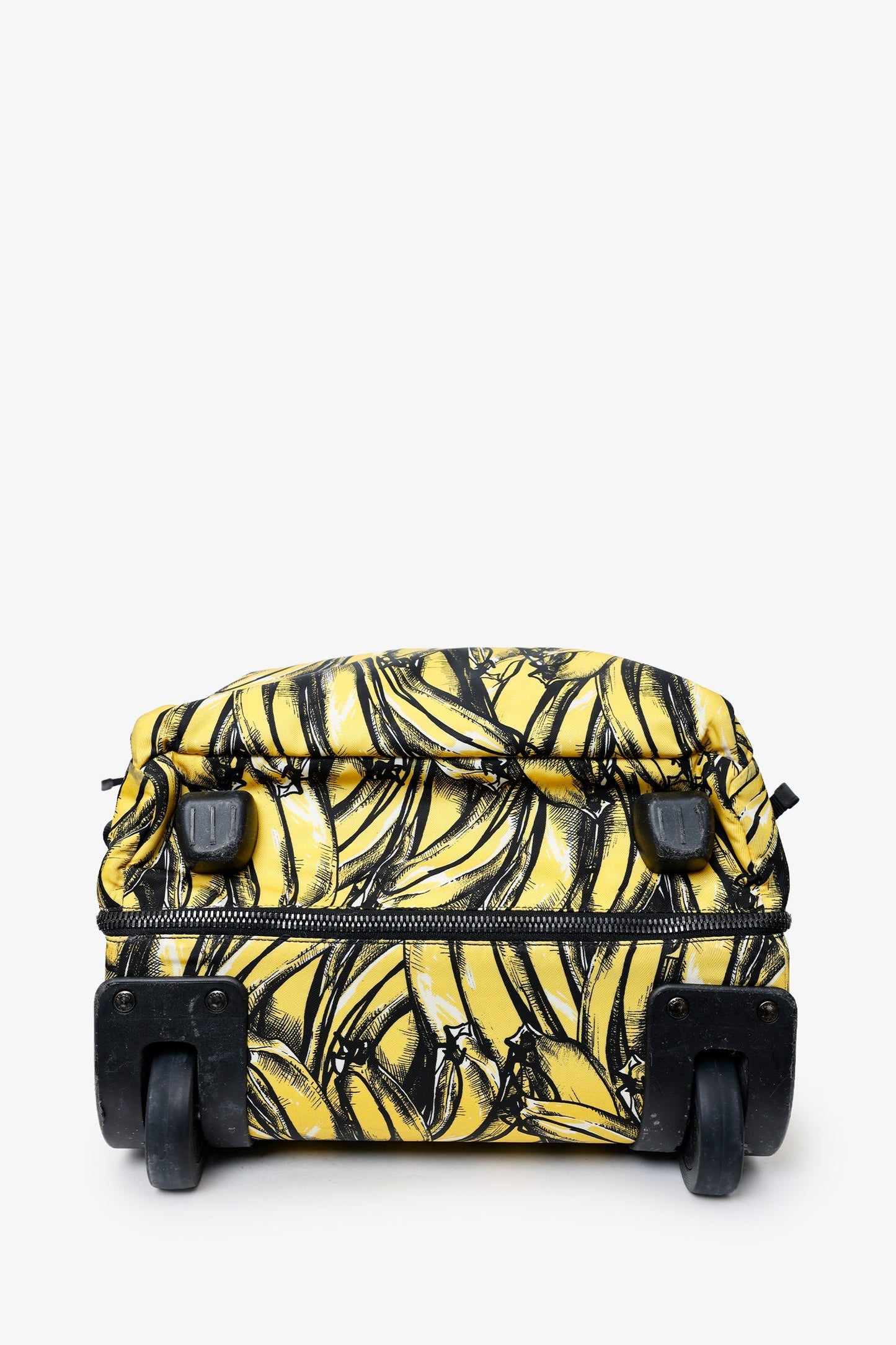 Prada Yellow/Black Banana Print Cabin Trolley