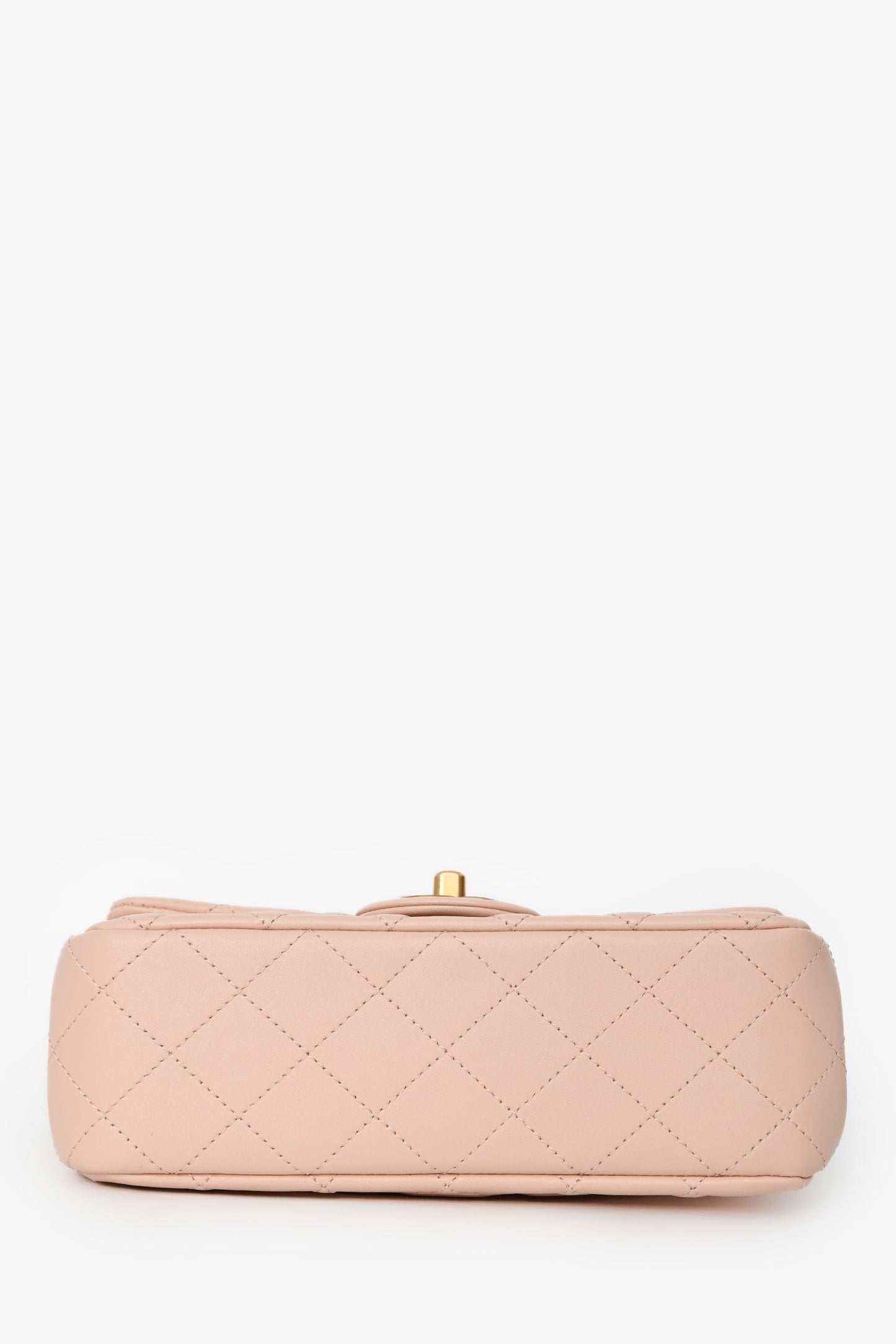 Chanel™ Light Pink Lambskin Mini Camilla Flower Crush Flap Bag