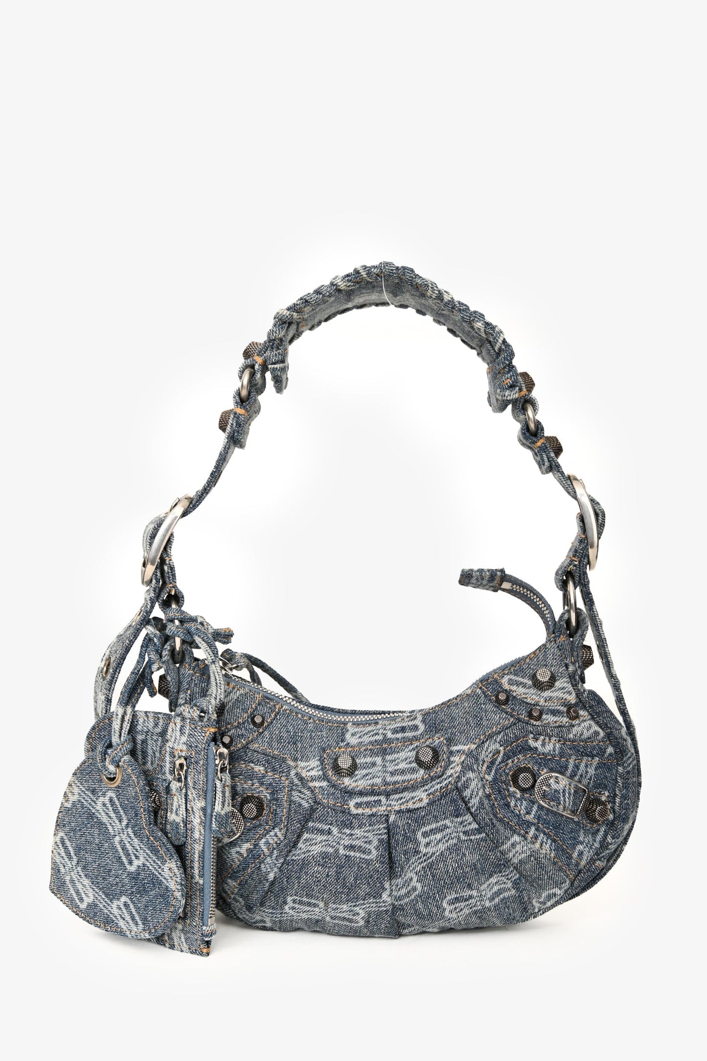Balenciaga Light Denim 'Le Cagole' Extra Small Shoulder Bag
