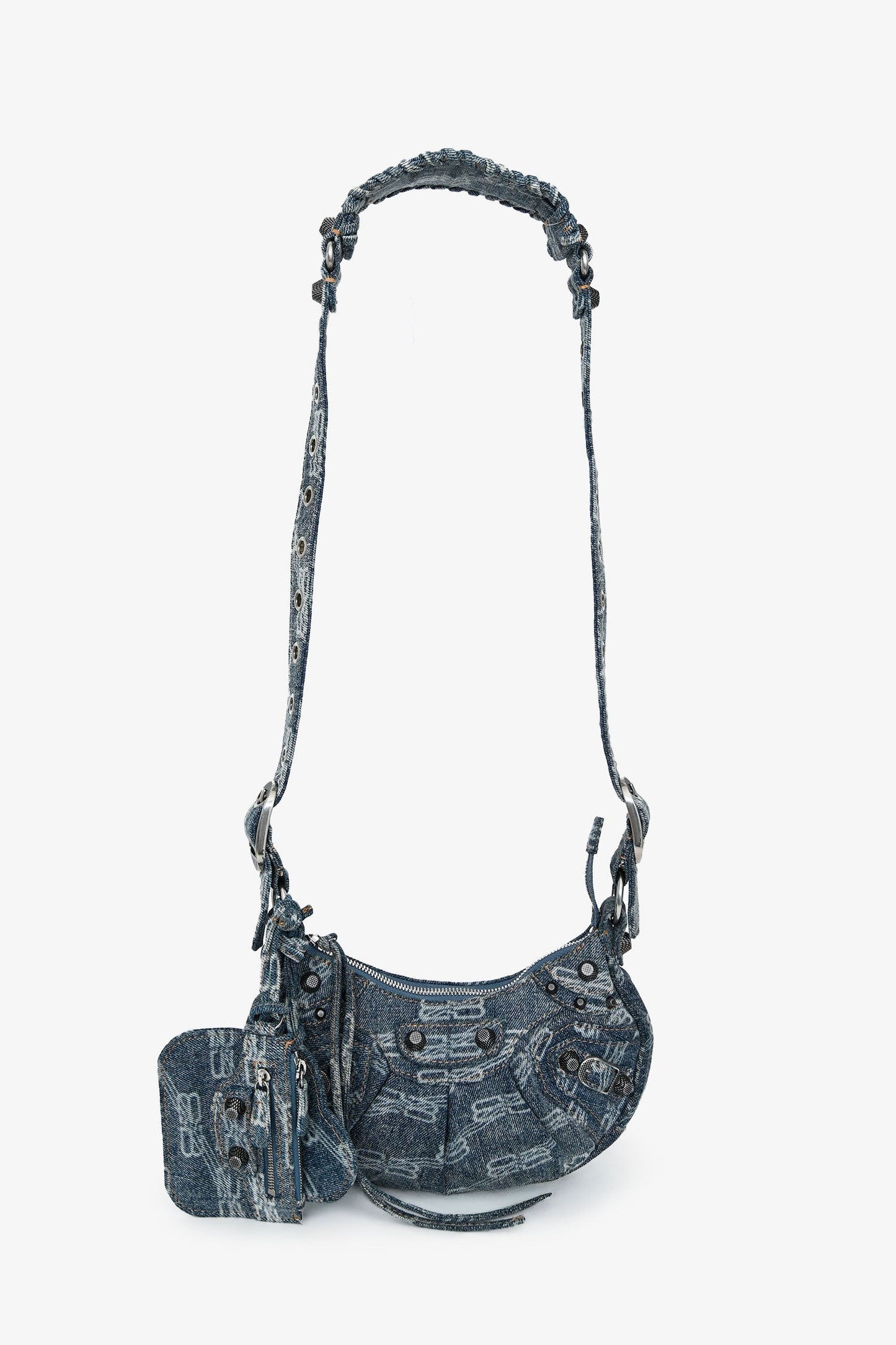 Balenciaga Light Denim 'Le Cagole' Extra Small Shoulder Bag