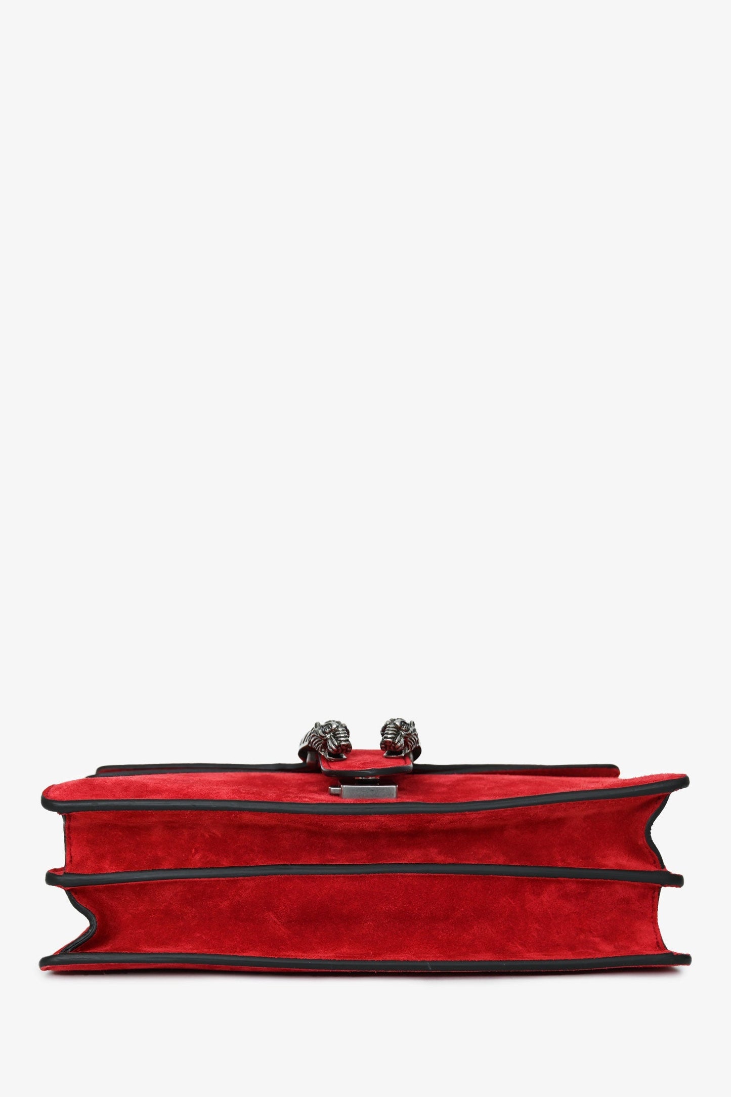 Gucci Red Suede 'Dionysus' Medium Shoulder Bag