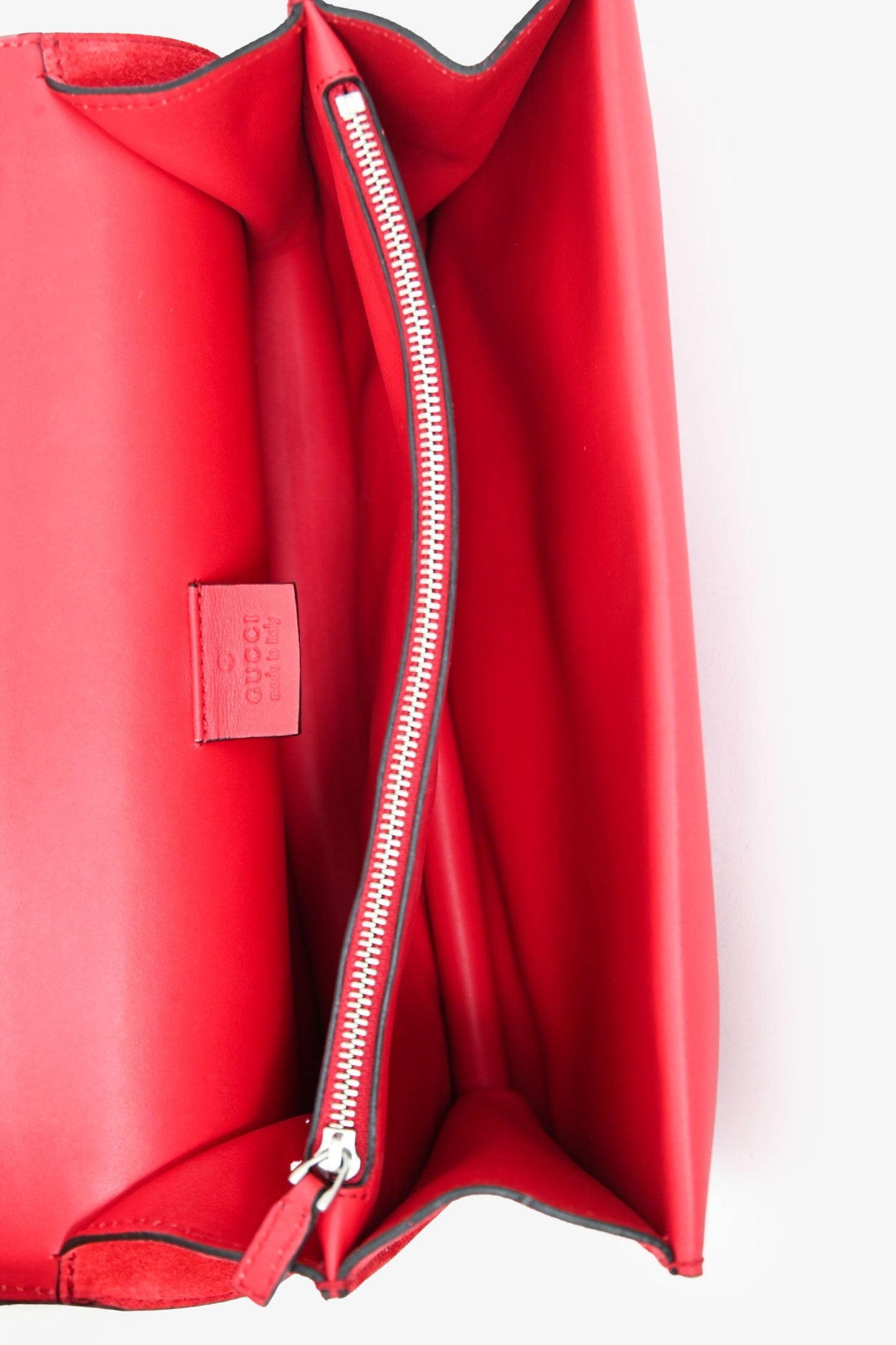 Gucci Red Suede 'Dionysus' Medium Shoulder Bag