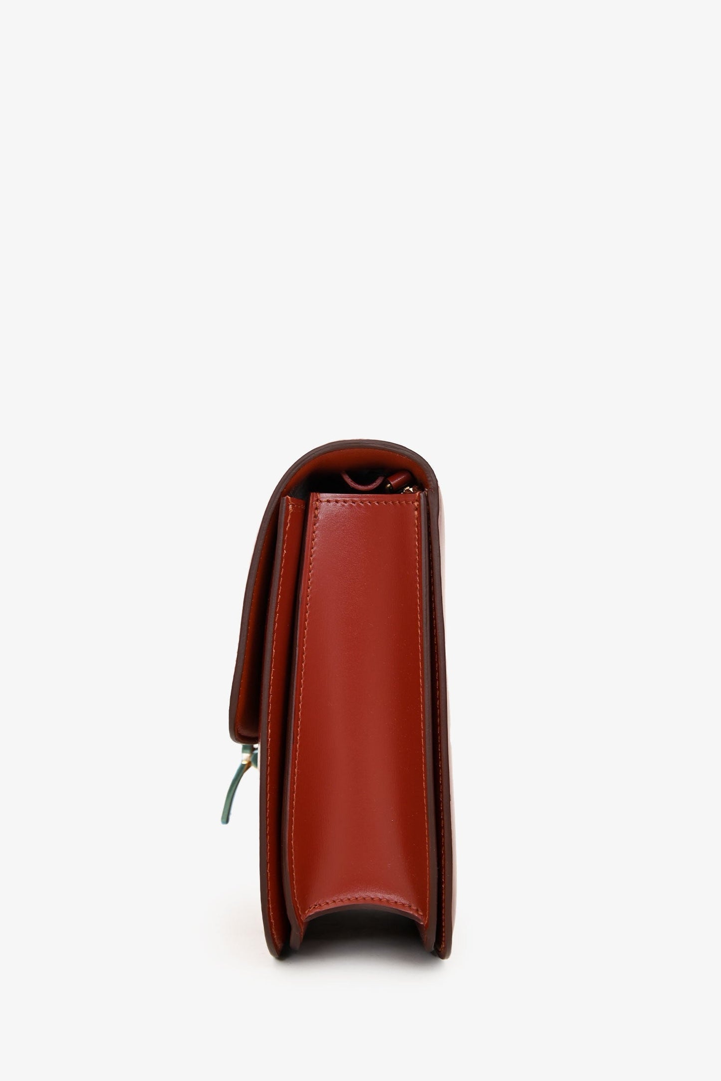 Celine Red Leather Medium 'Box' Crossbody Bag