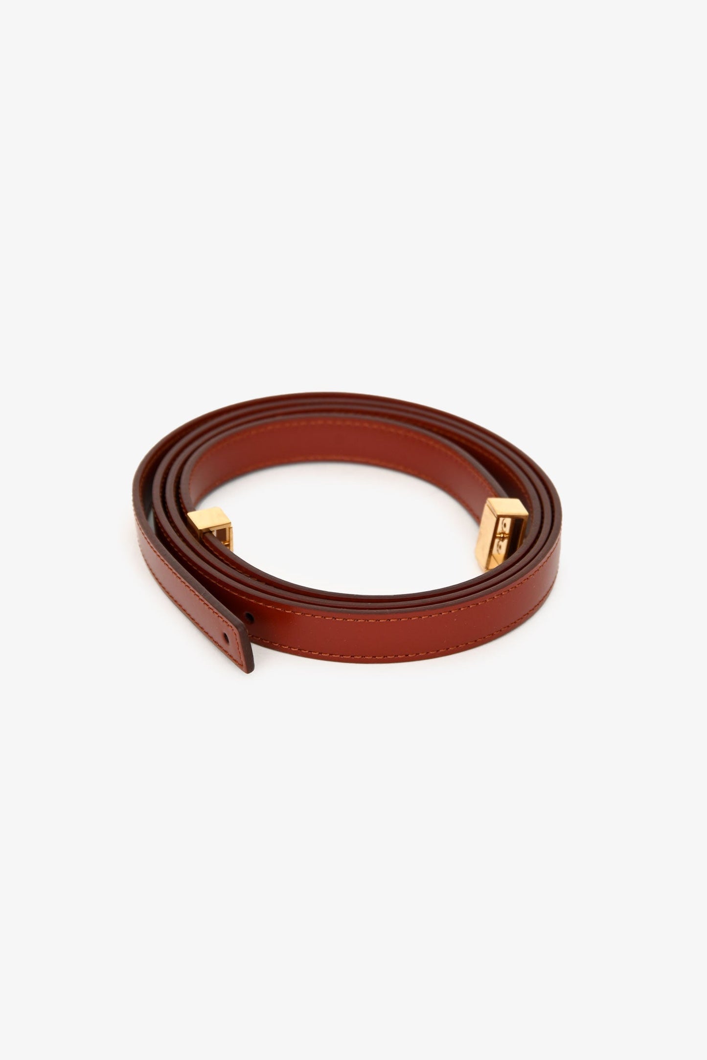 Celine Red Leather Medium 'Box' Crossbody Bag