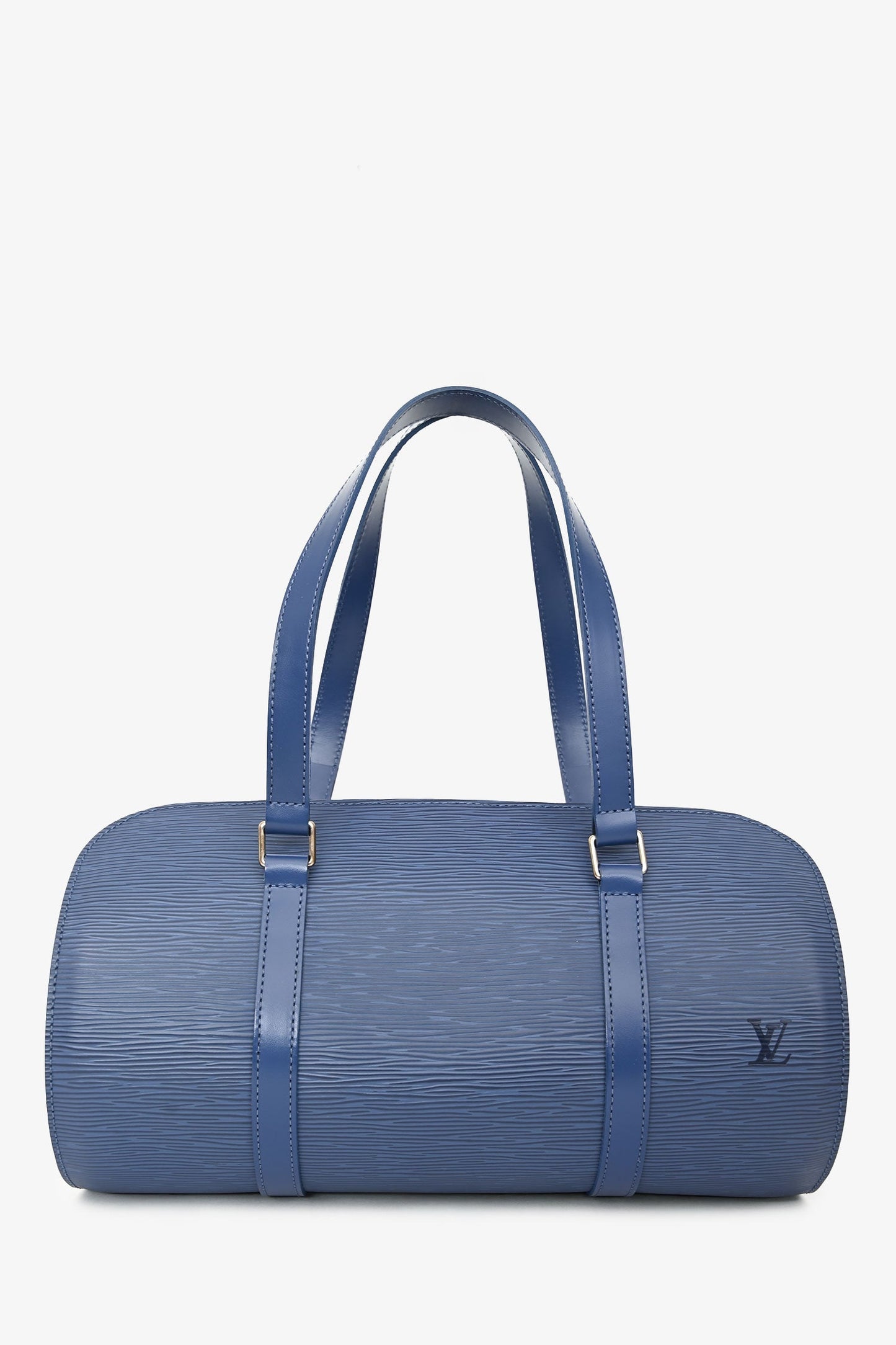 Louis Vuitton Blue Epi Leather 'Soufflot' Shoulder Bag