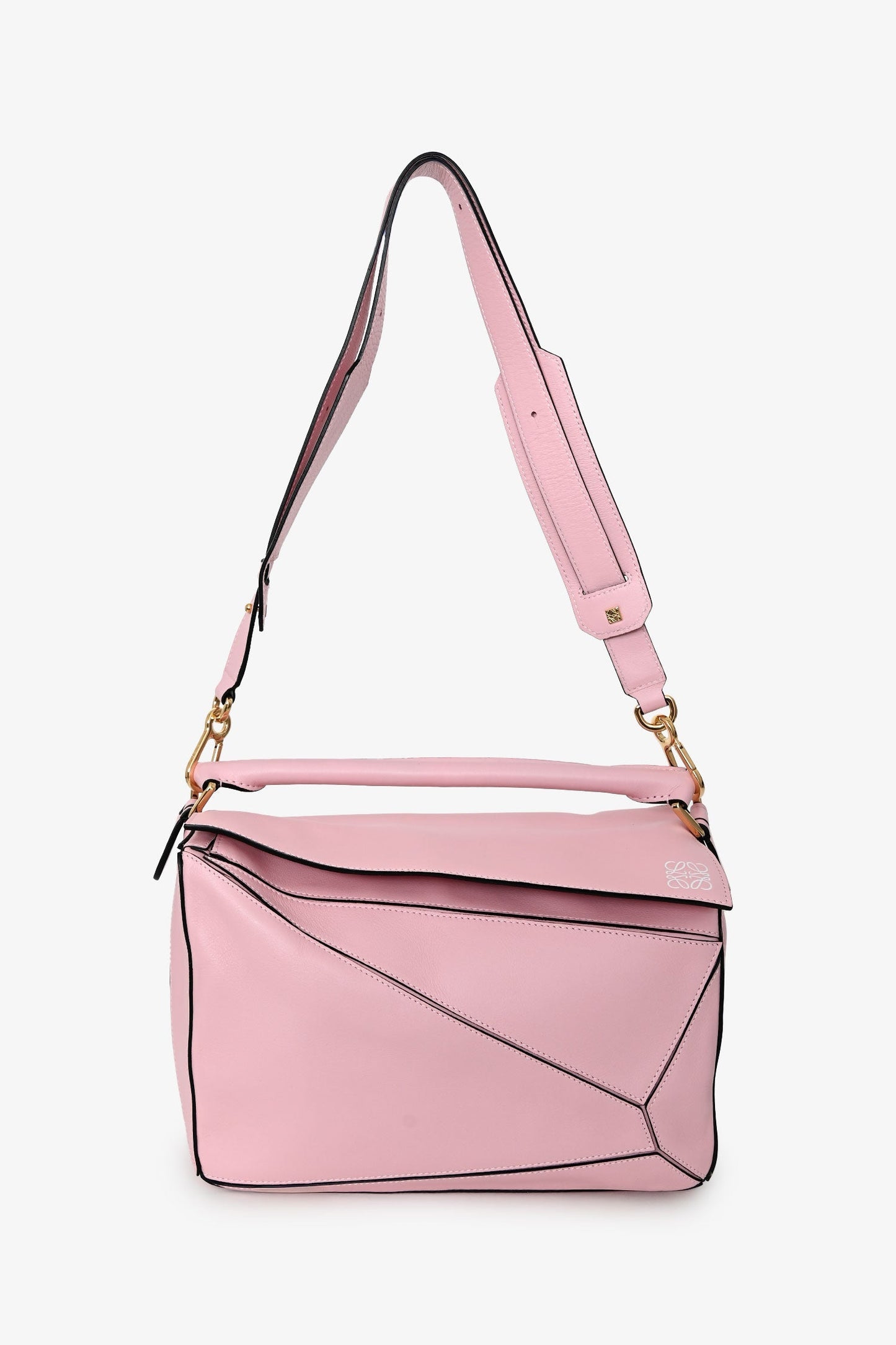 Loewe Light Pink Medium Puzzle Bag