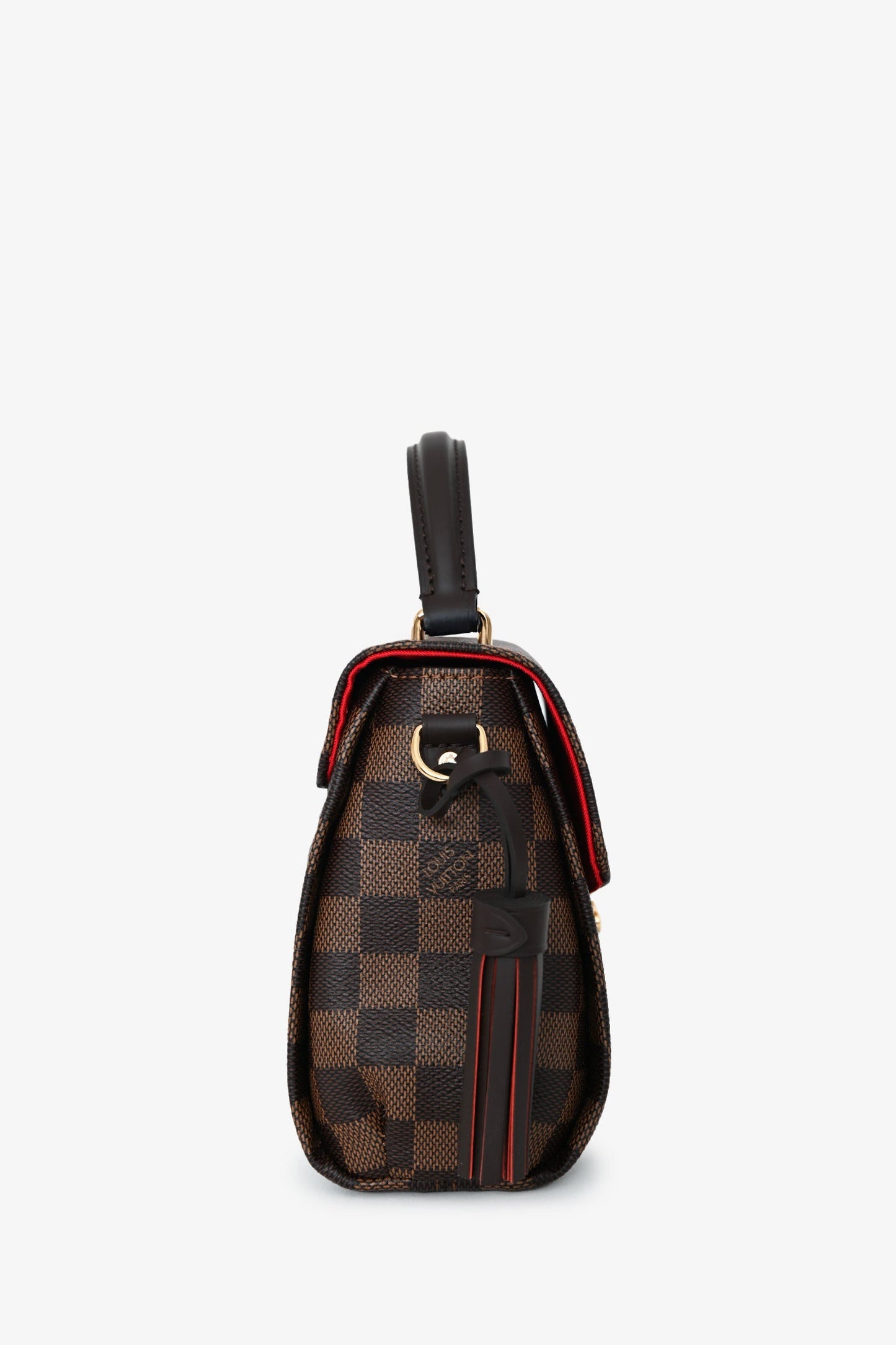 Louis Vuitton Damier Ebene 'Croisette' Top Handle With Strap