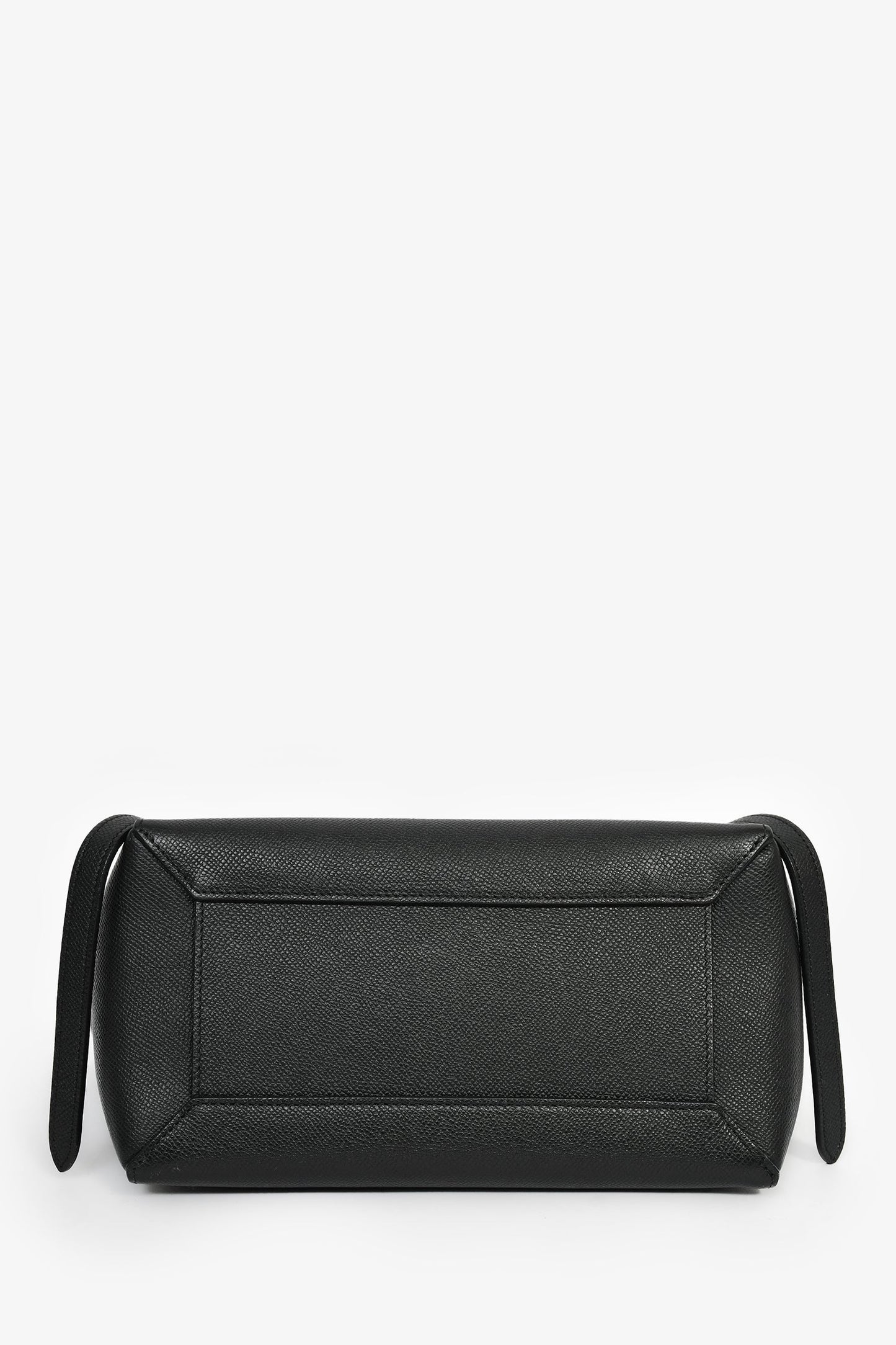 Celine Black Leather Micro Belt Bag With Strap