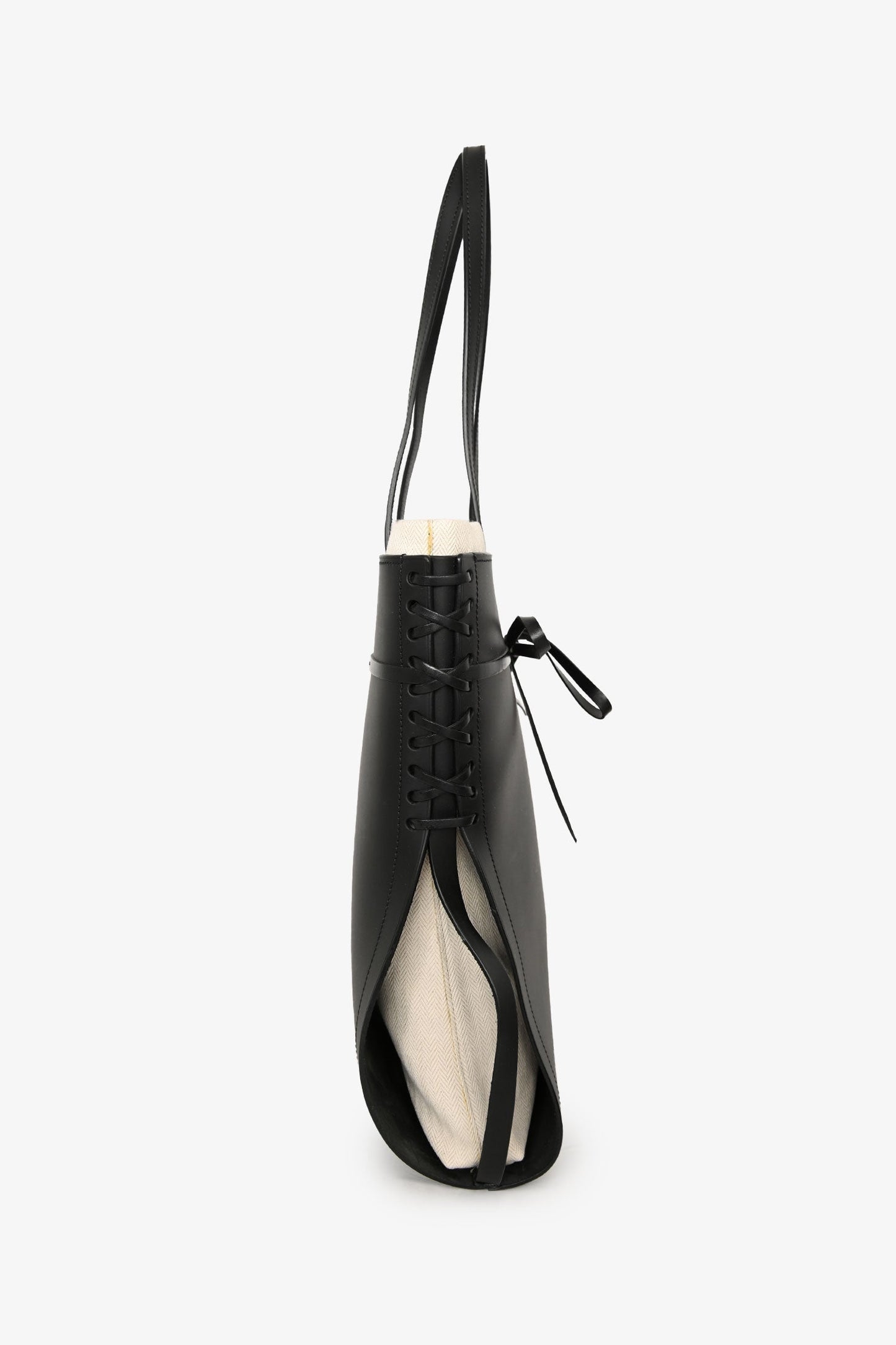 Loewe Black Leather Ikebana Tote Bag