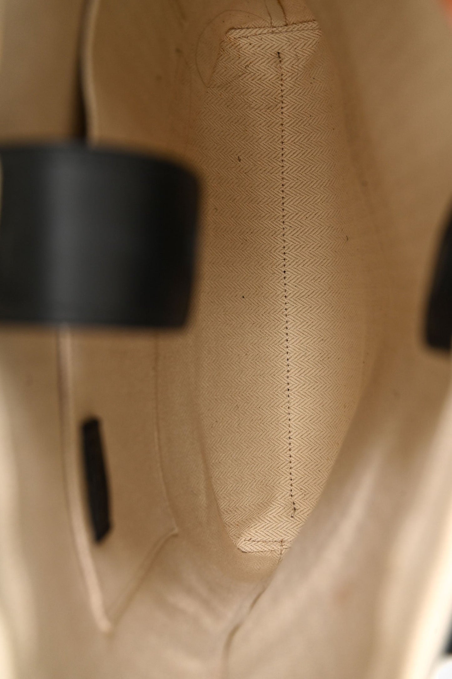 Loewe Black Leather Ikebana Tote Bag