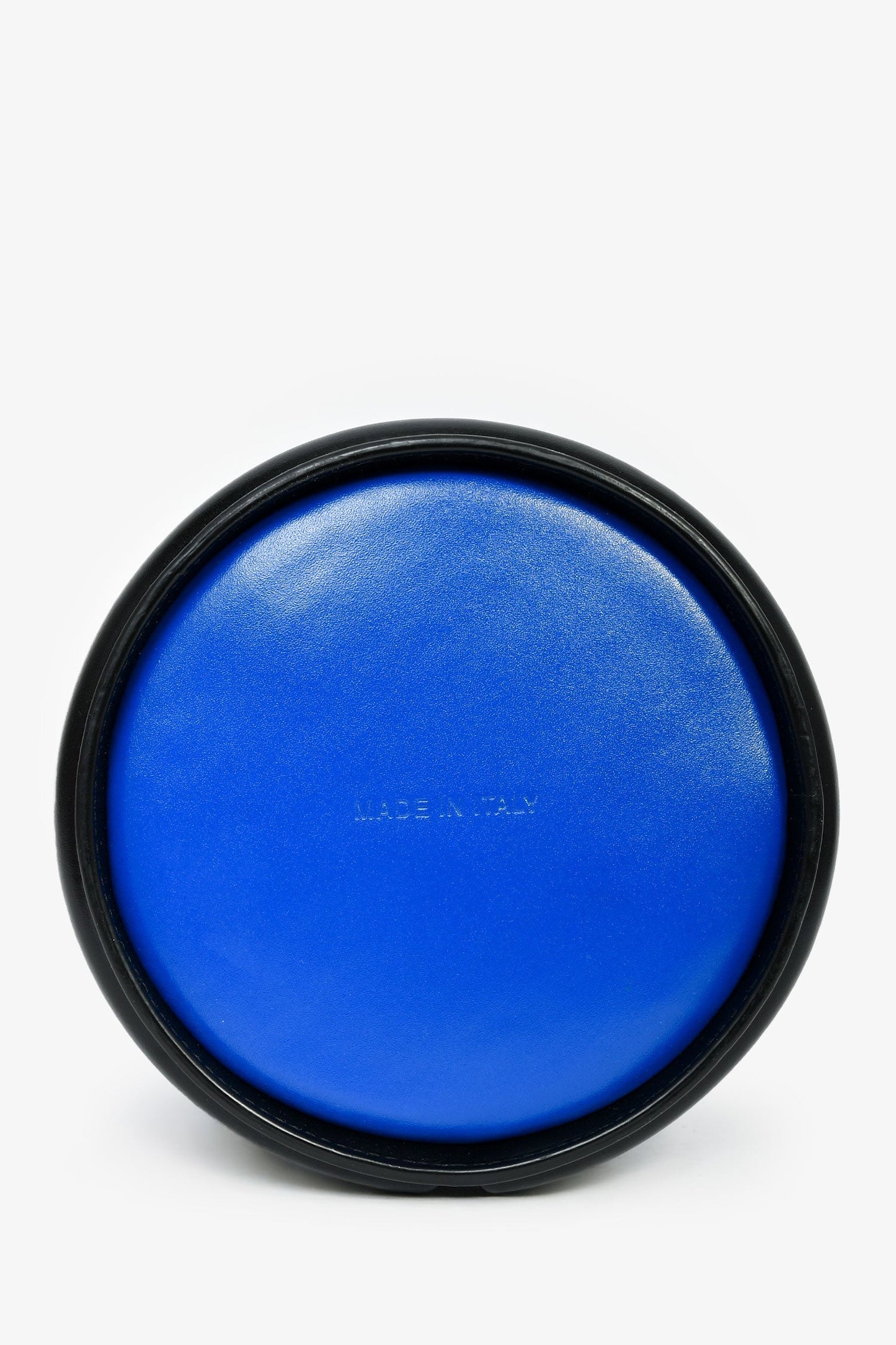 Alexander McQueen Blue/Black Leather Small 'Curve' Crossbody Bag