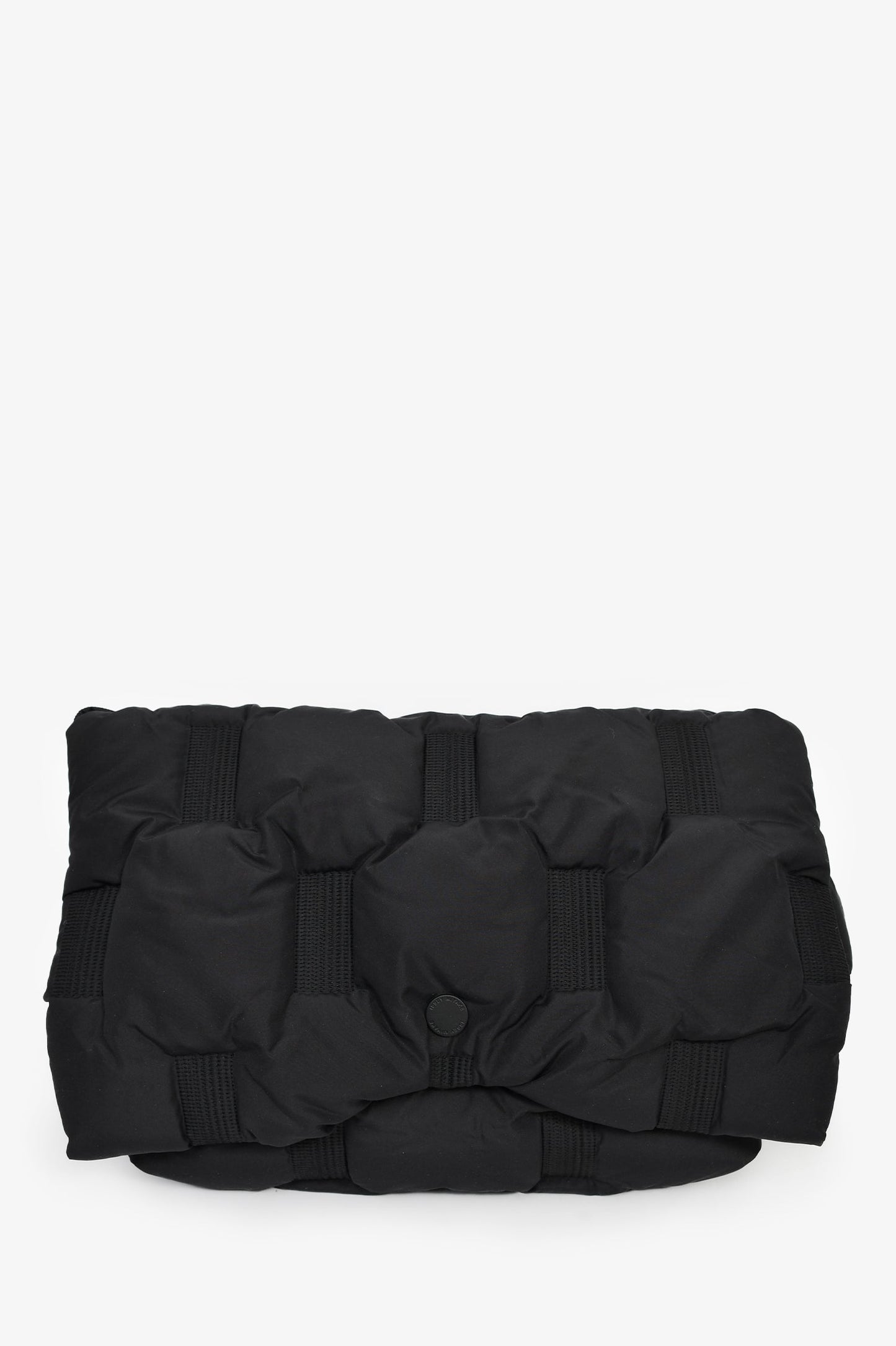 Issey Miyake Black Puffer Messenger Bag