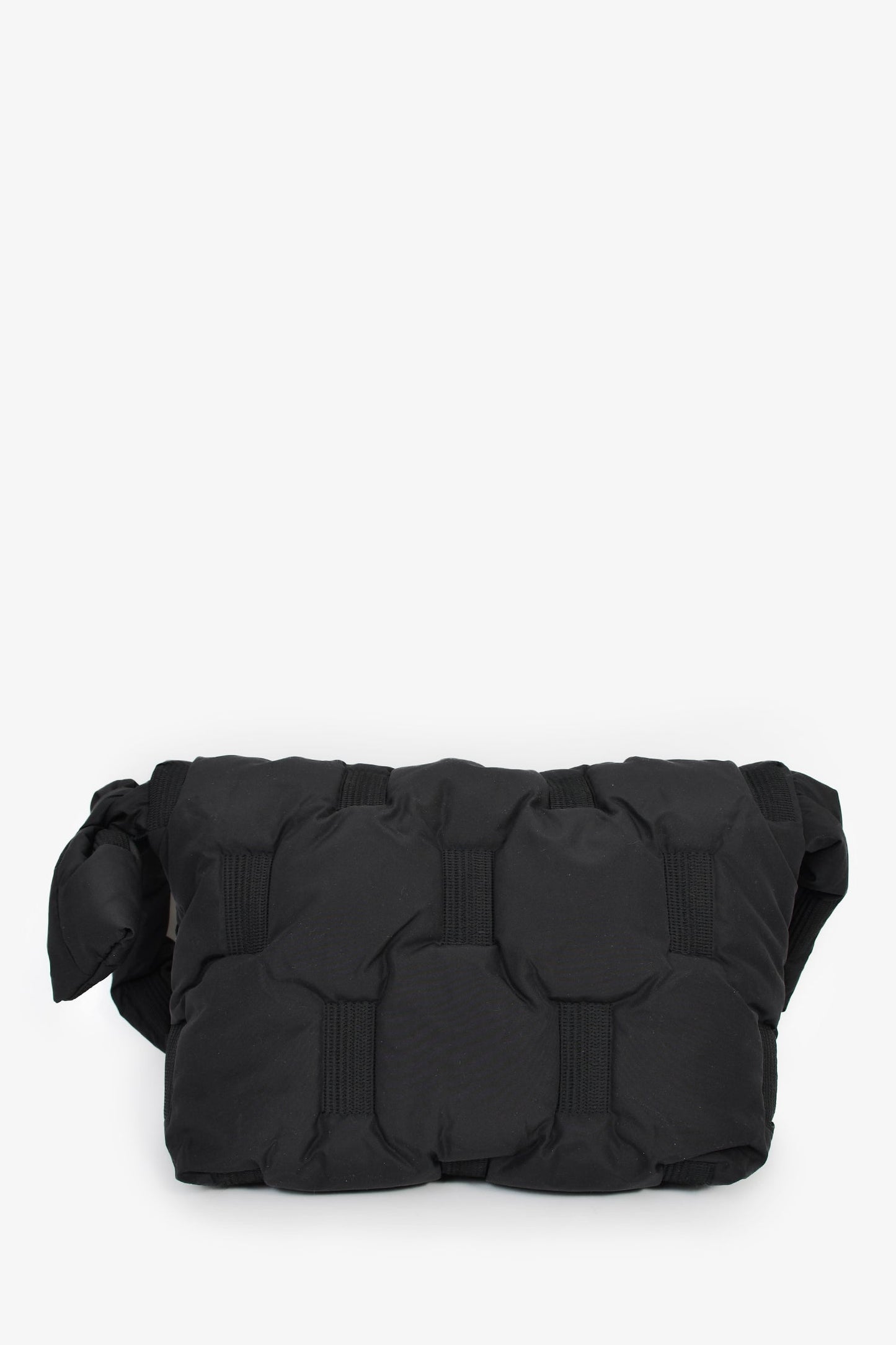 Issey Miyake Black Puffer Messenger Bag