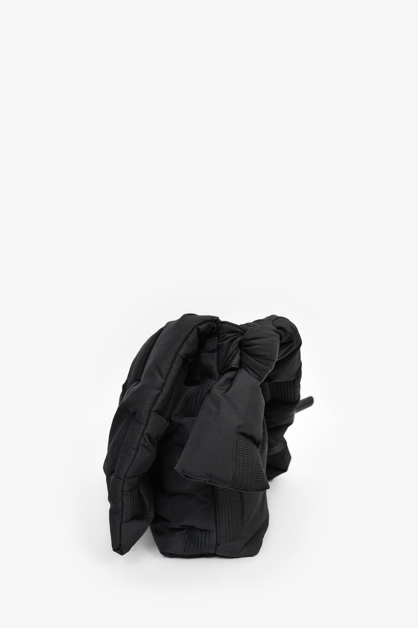 Issey Miyake Black Puffer Messenger Bag