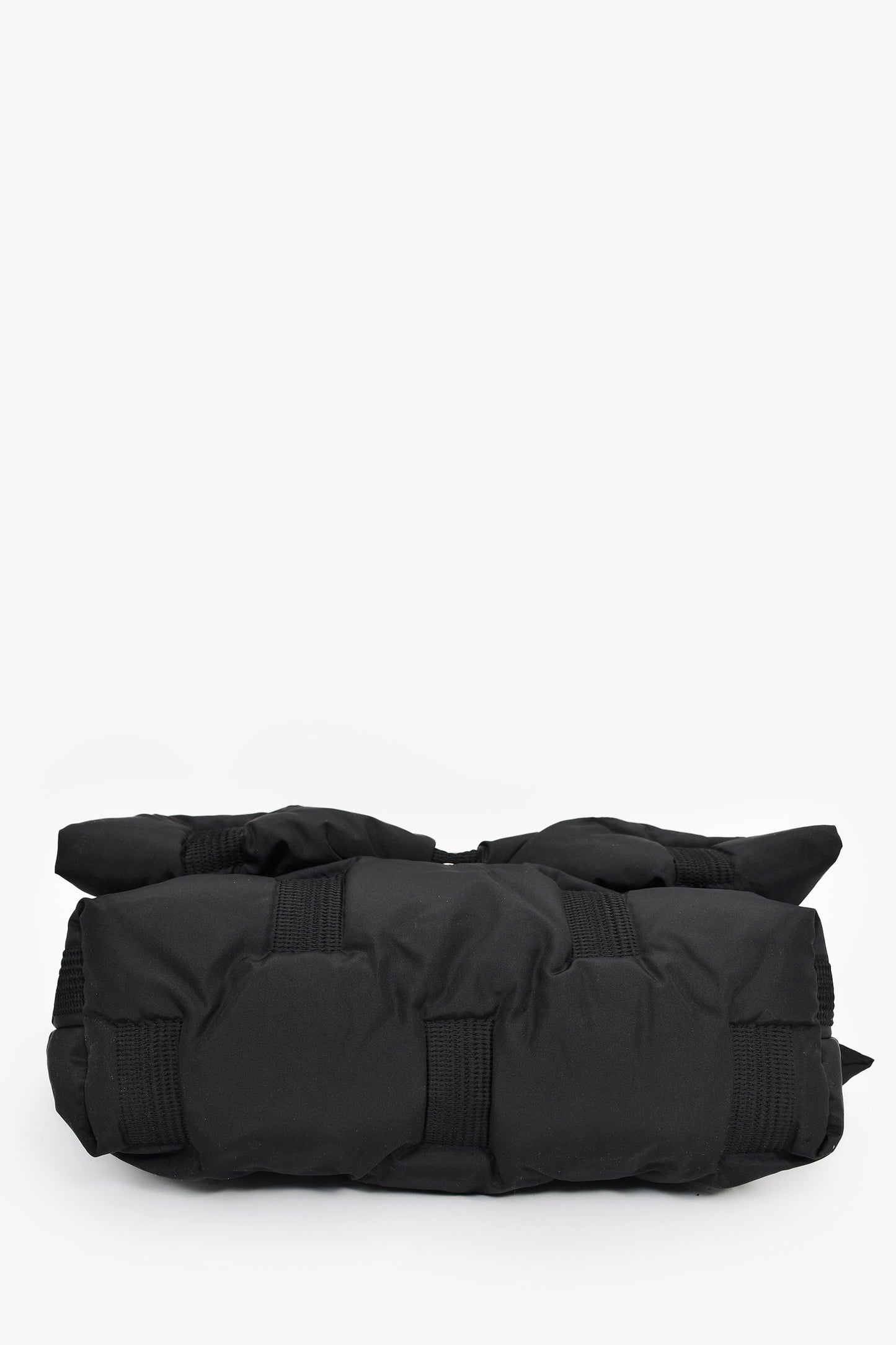 Issey Miyake Black Puffer Messenger Bag