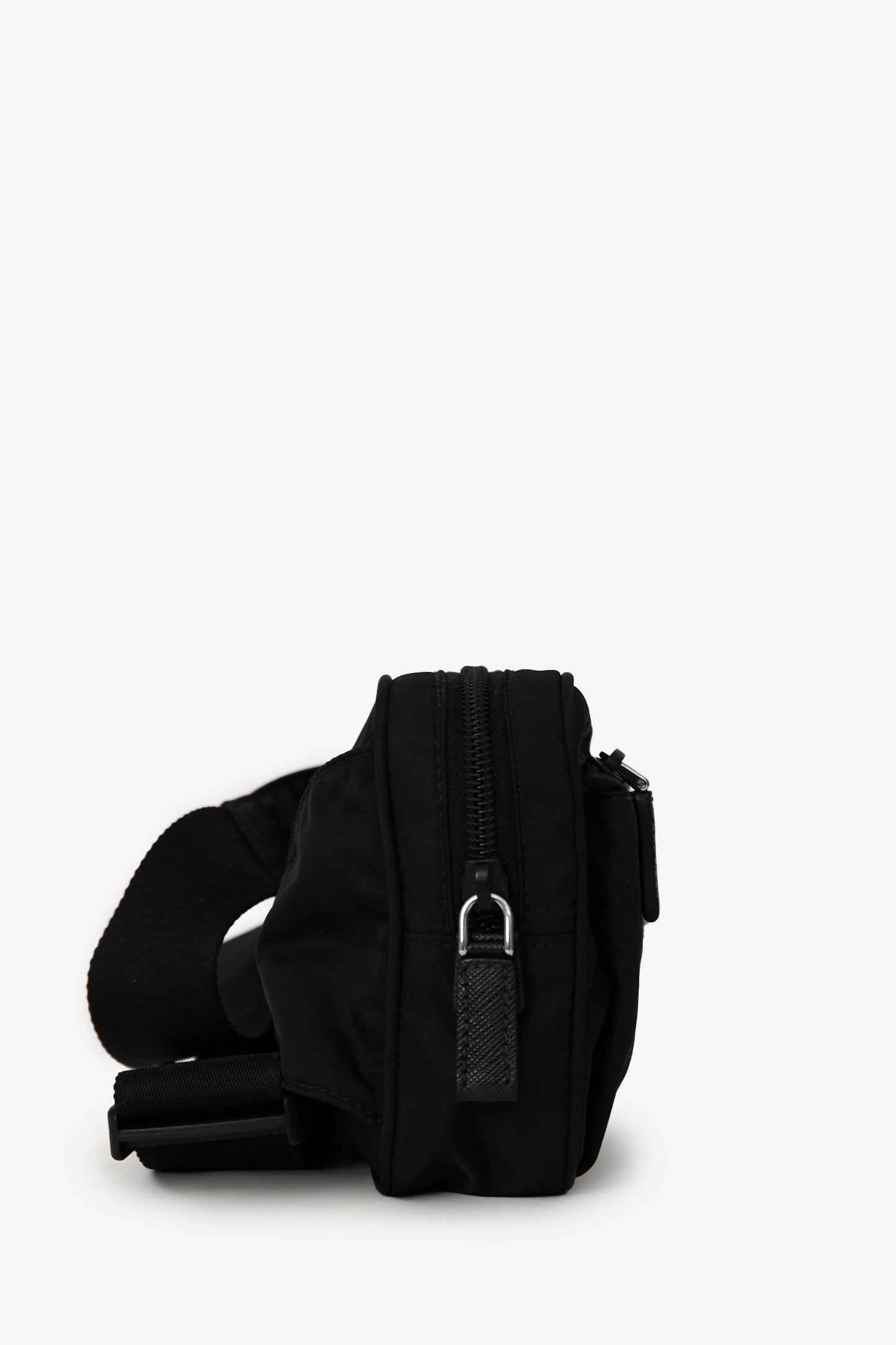 Prada 2021 Black Re-Nylon Belt Bag