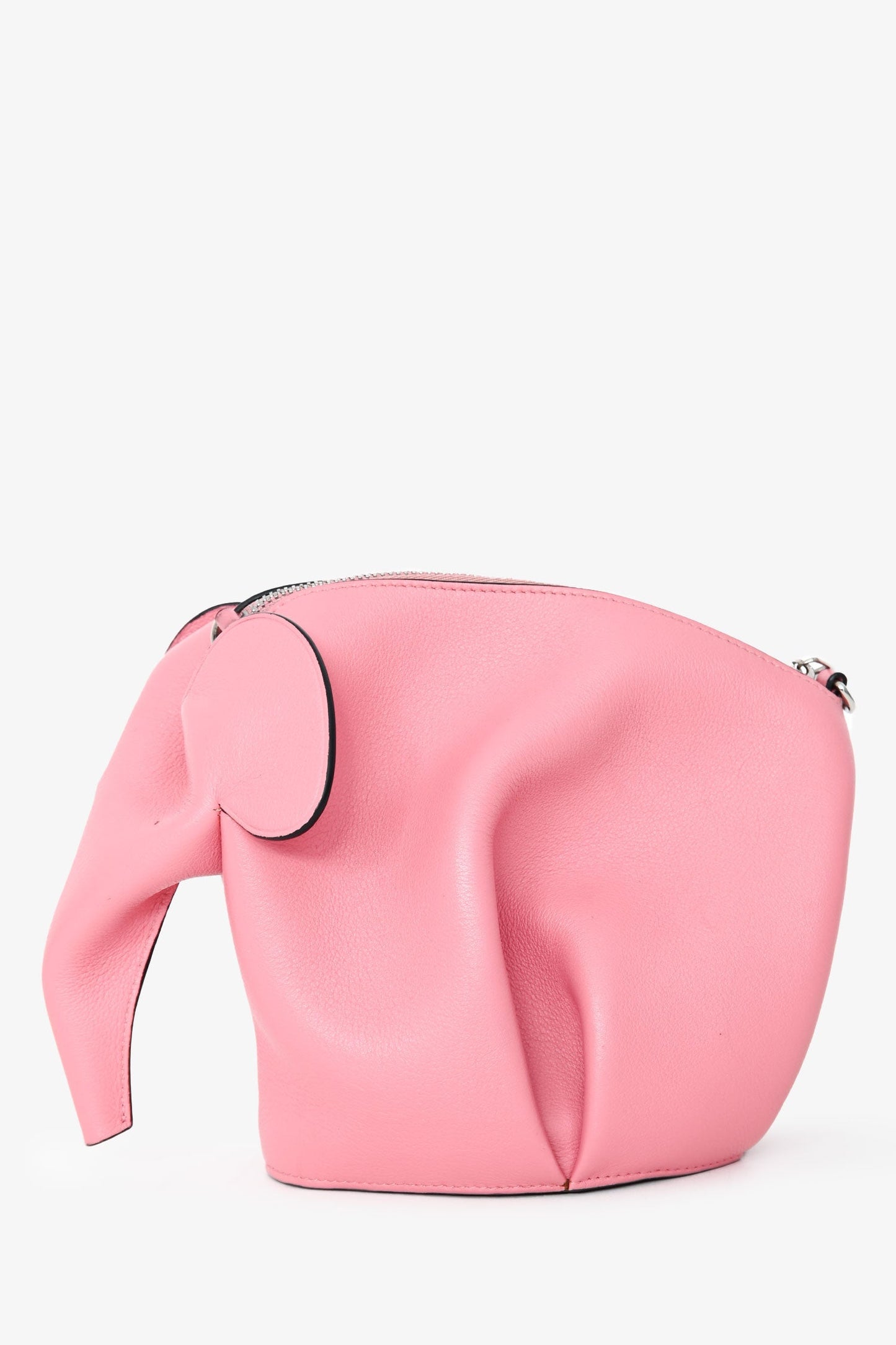 Loewe 2016 Pink Leather Elephant Crossbody