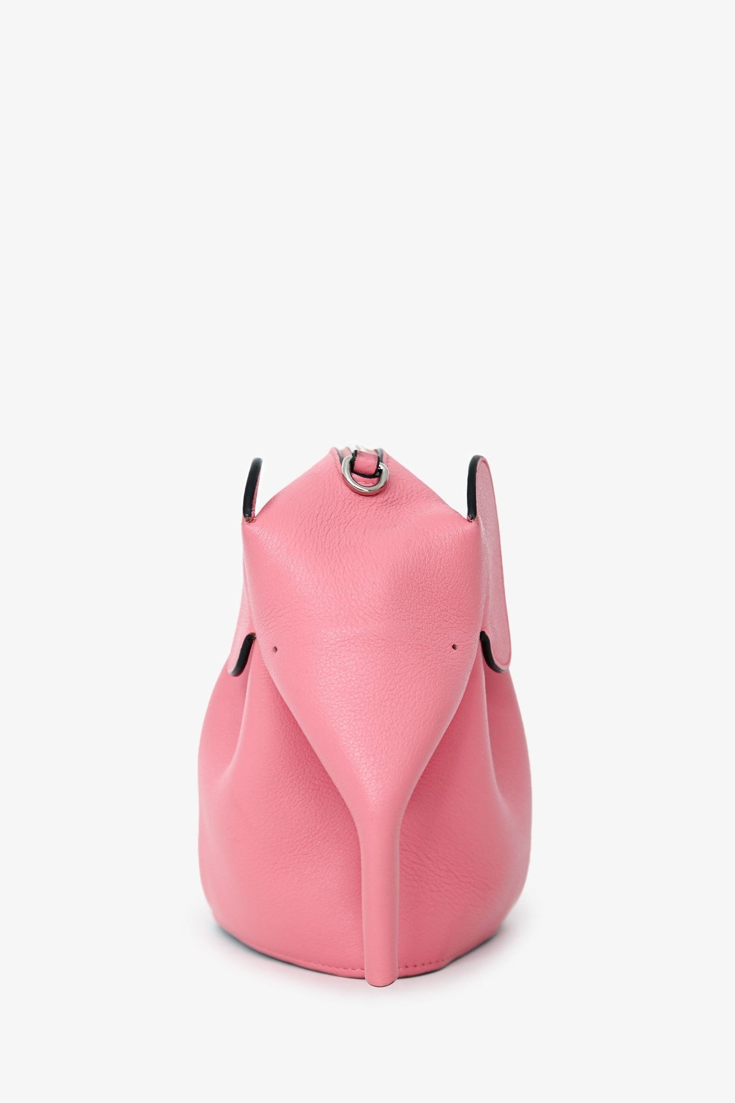 Loewe 2016 Pink Leather Elephant Crossbody