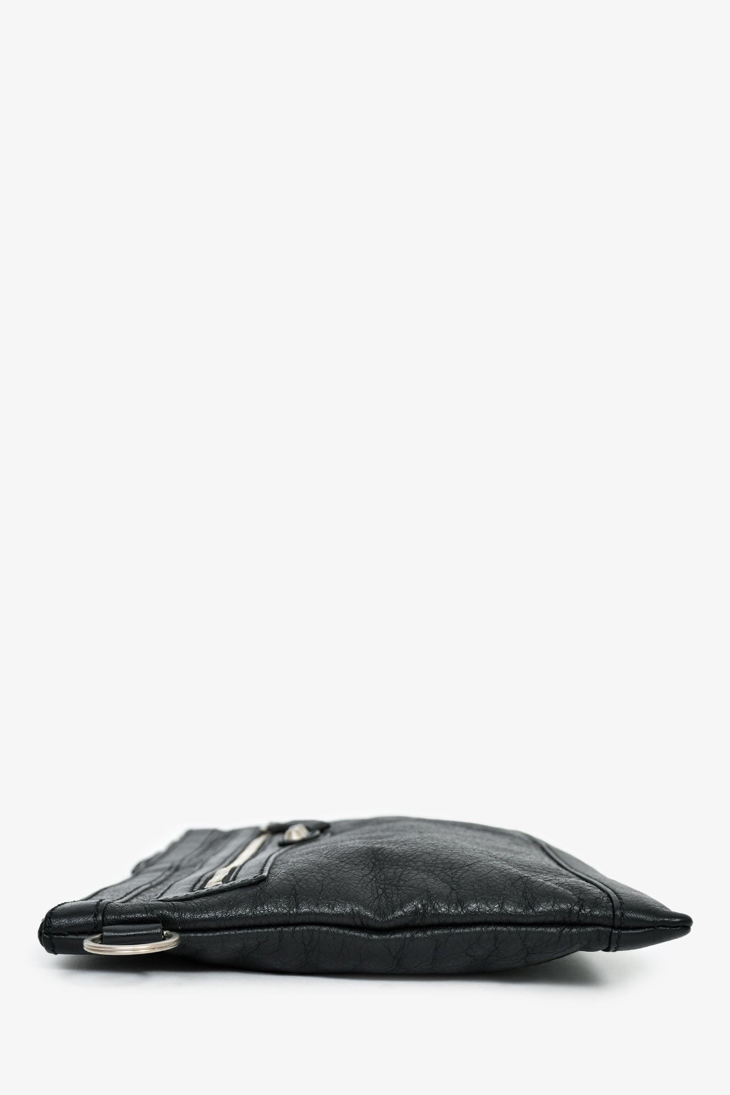 Balenciaga Black Leather Classic City Large Pouch