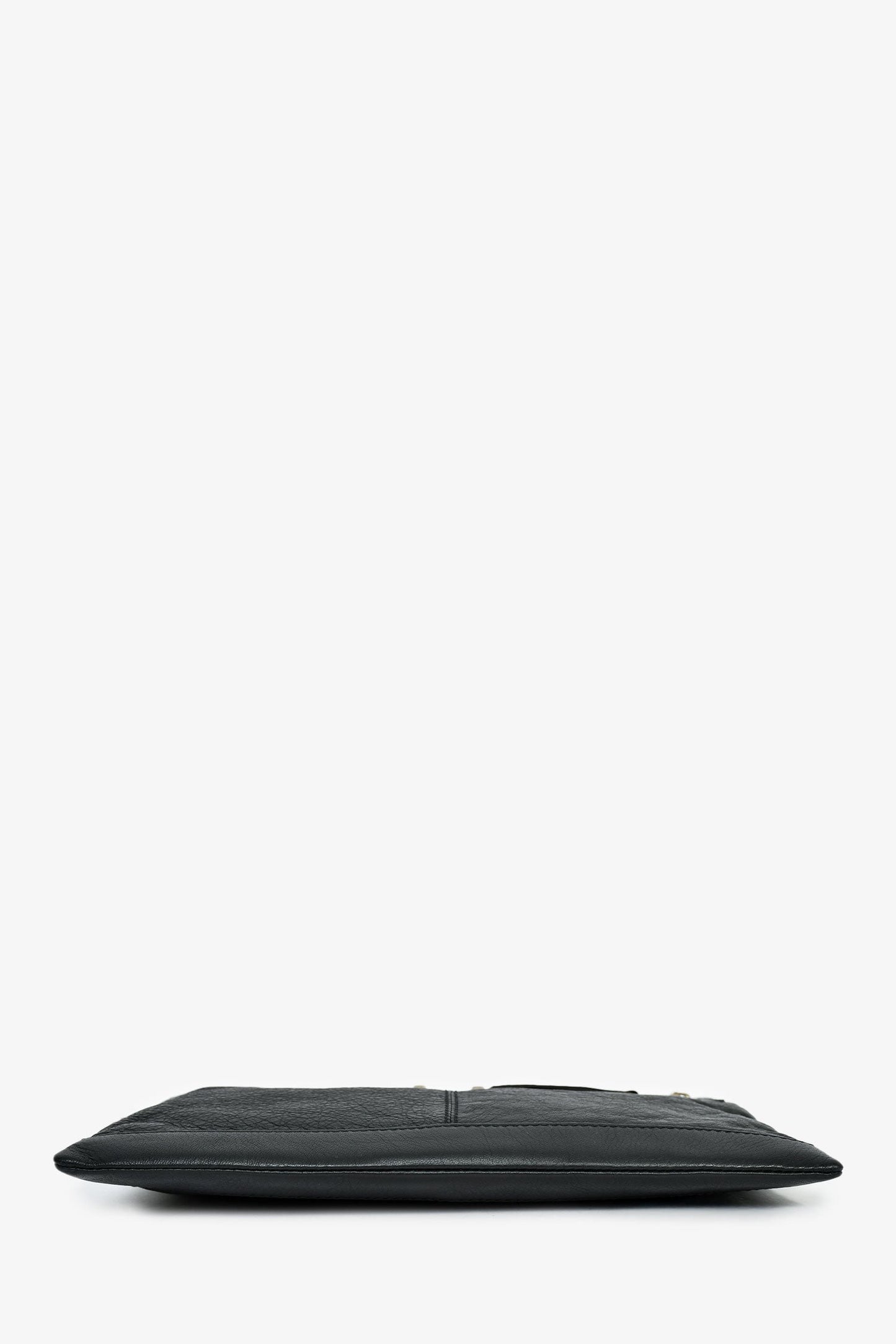 Balenciaga Black Leather Classic City Large Pouch