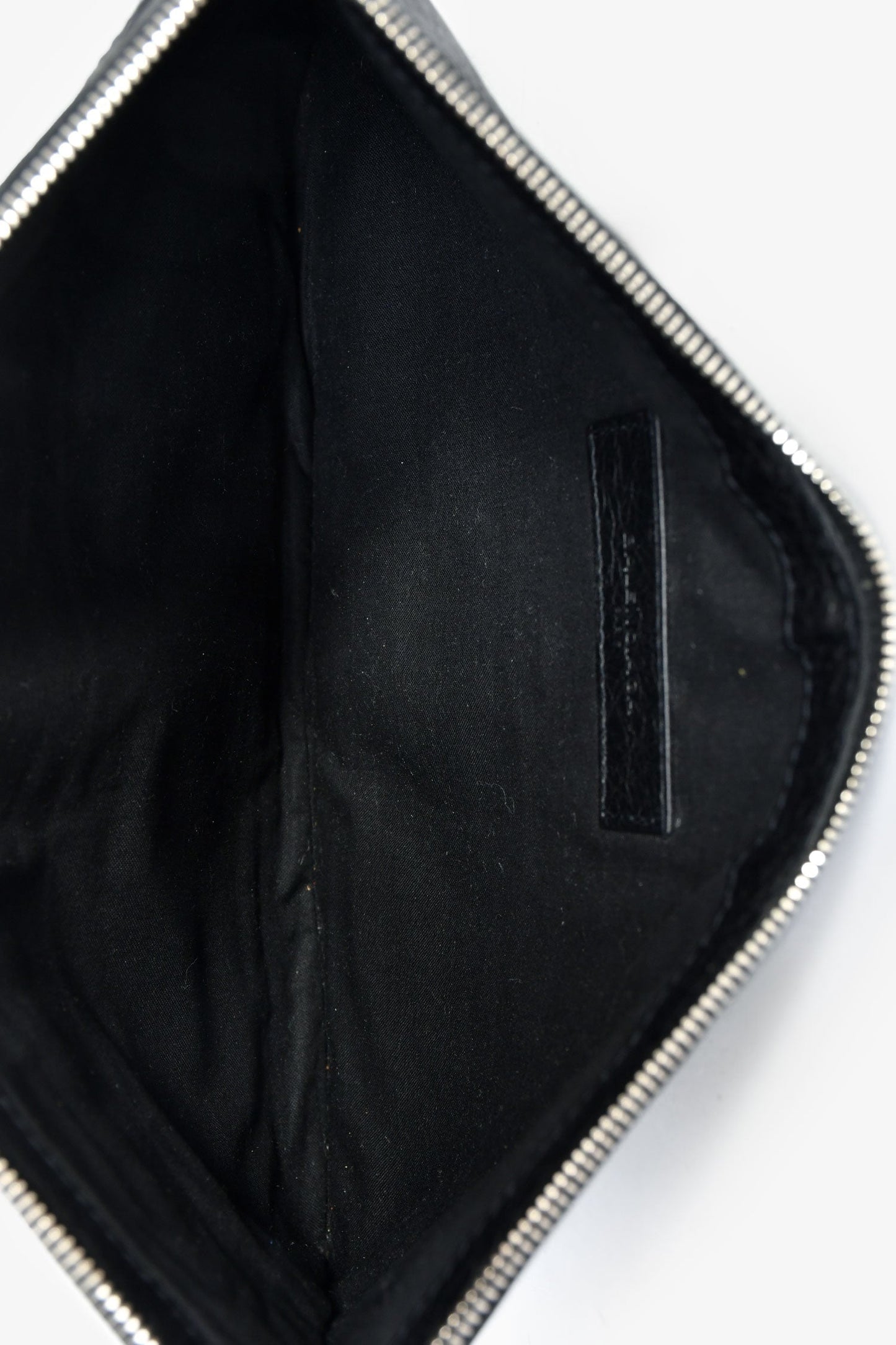 Balenciaga Black Leather Classic City Large Pouch