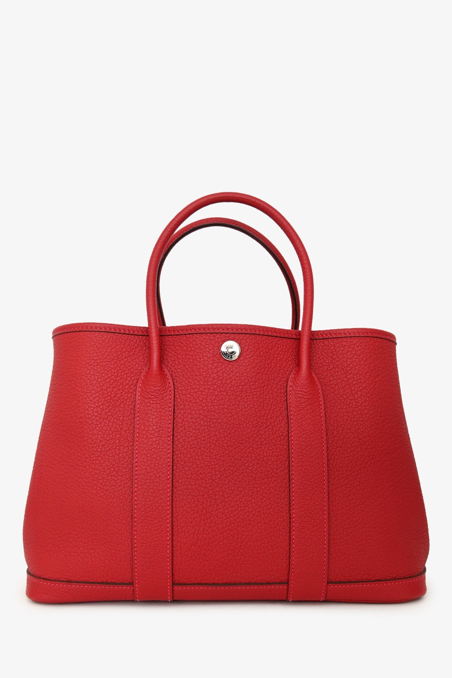 Hermès 2019 Red Togo Leather Garden Party 30