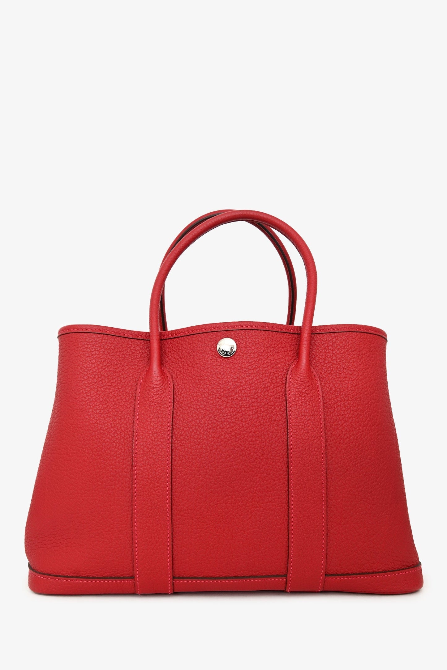Hermès 2019 Red Togo Leather Garden Party 30