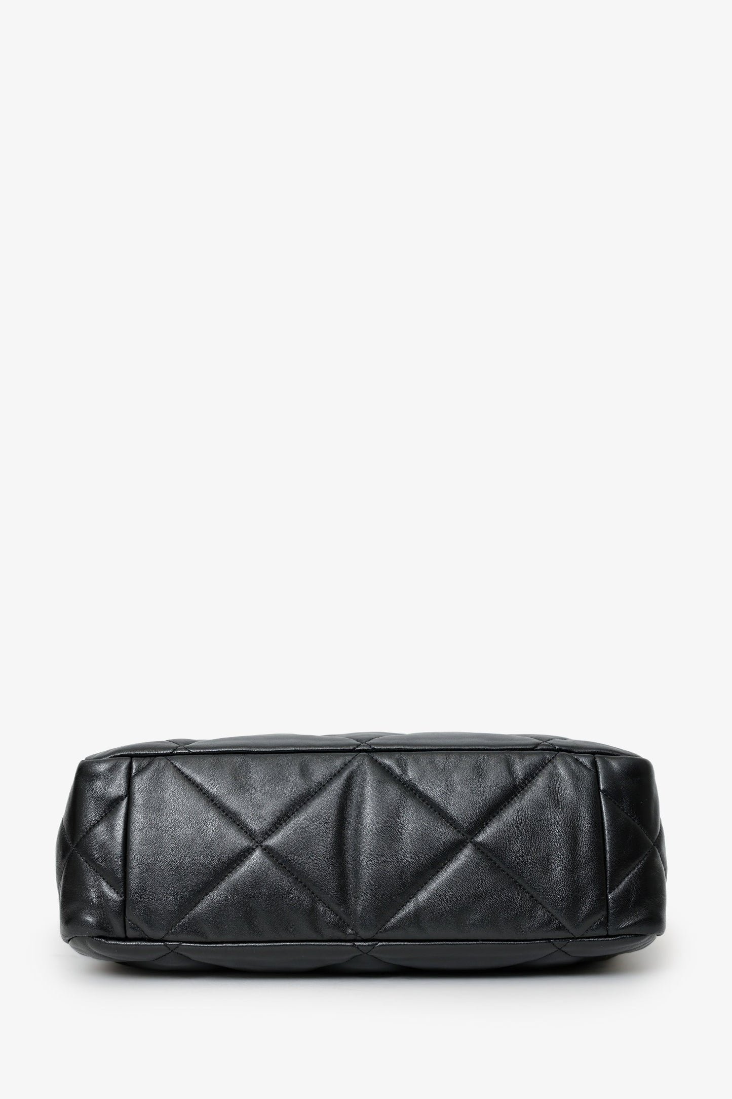 Chanel™ Black Quilted Lambskin '19 Shopping' Tote Bag