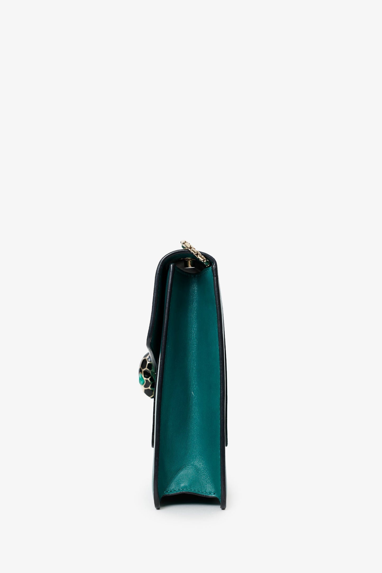 Bvlgari Green Serpenti Forever Flap Bag