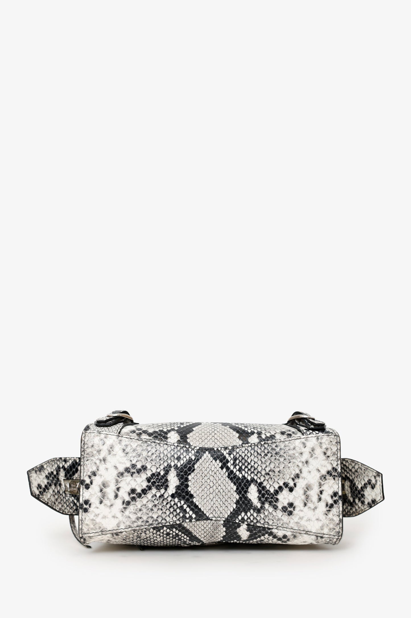 Balenciaga Python Embossed Leather Neo Classic Mini City Bag