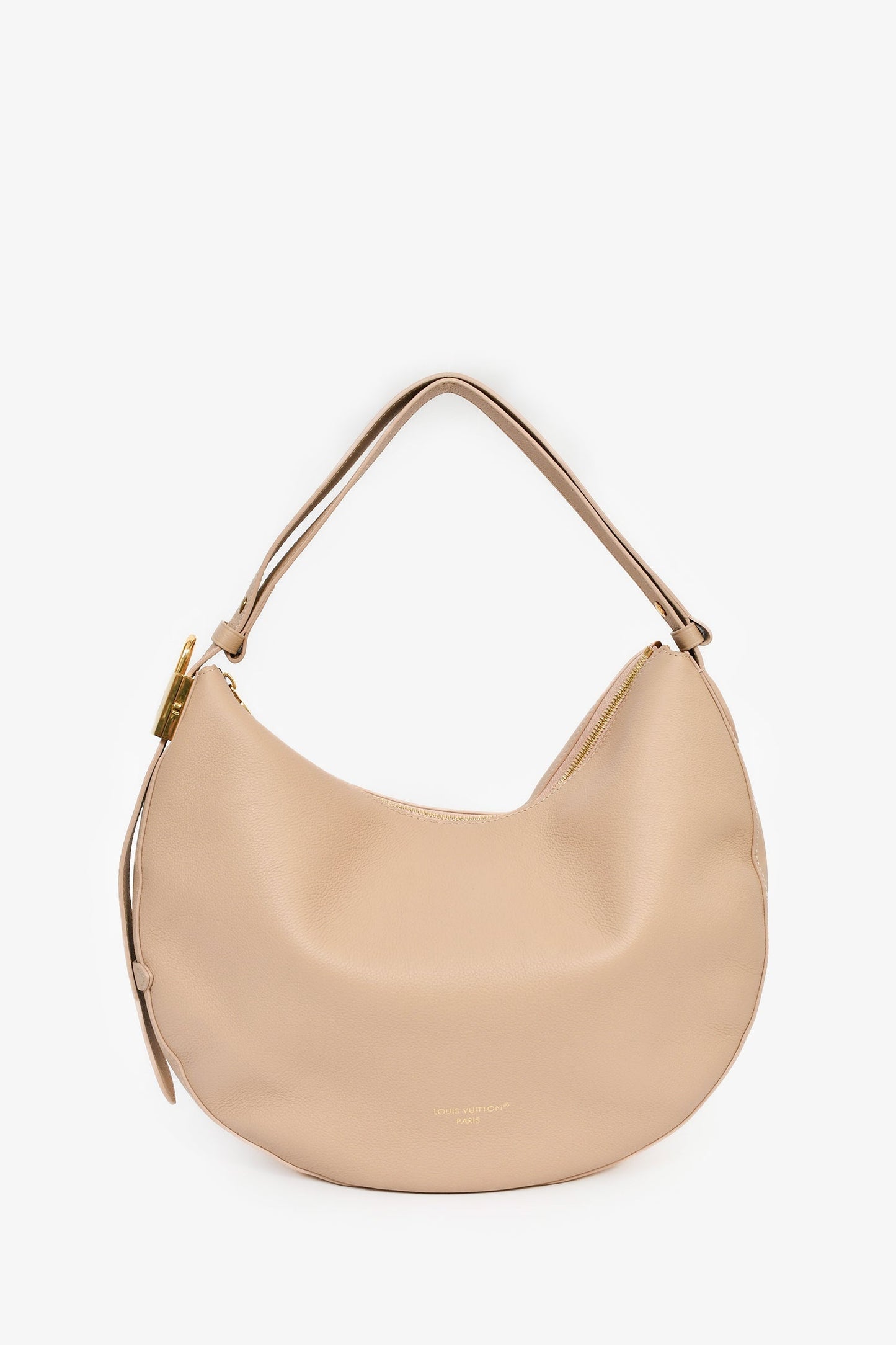 Louis Vuitton Blush Pink Leather 'Low Key Cookie' MM Shoulder Bag