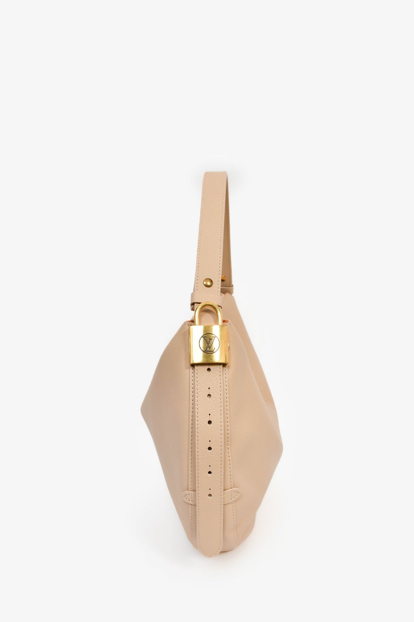Louis Vuitton Blush Pink Leather 'Low Key Cookie' MM Shoulder Bag