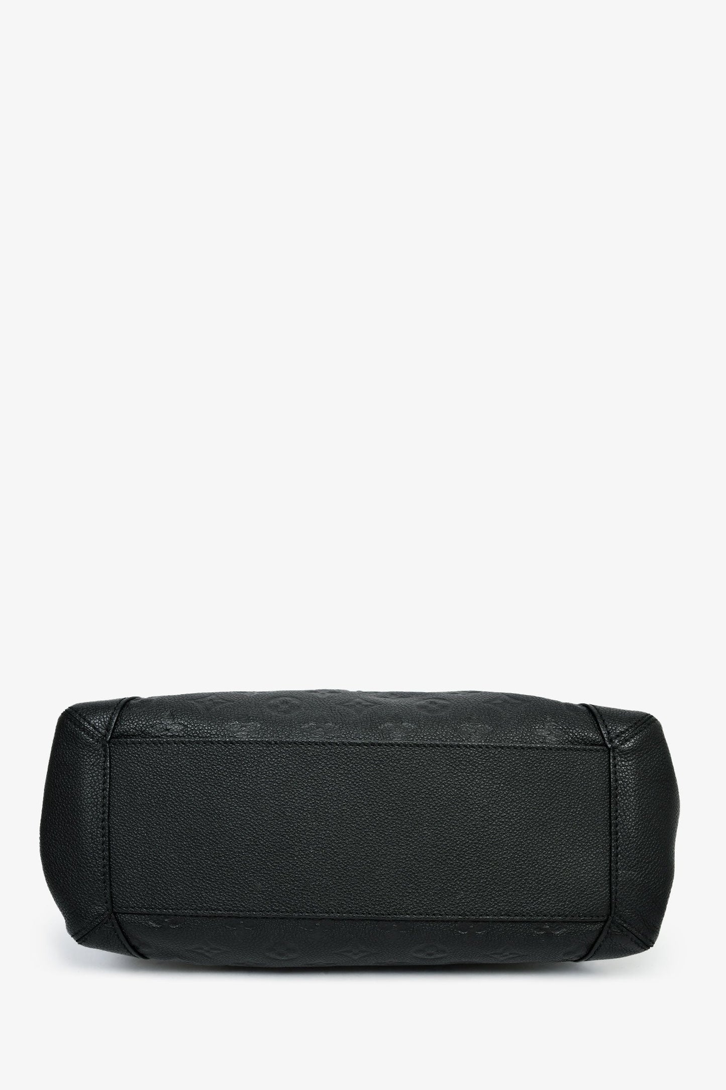 Louis Vuitton 2015 Black Monogram Empreinte Leather Bagatelle Shoulder Bag With Strap