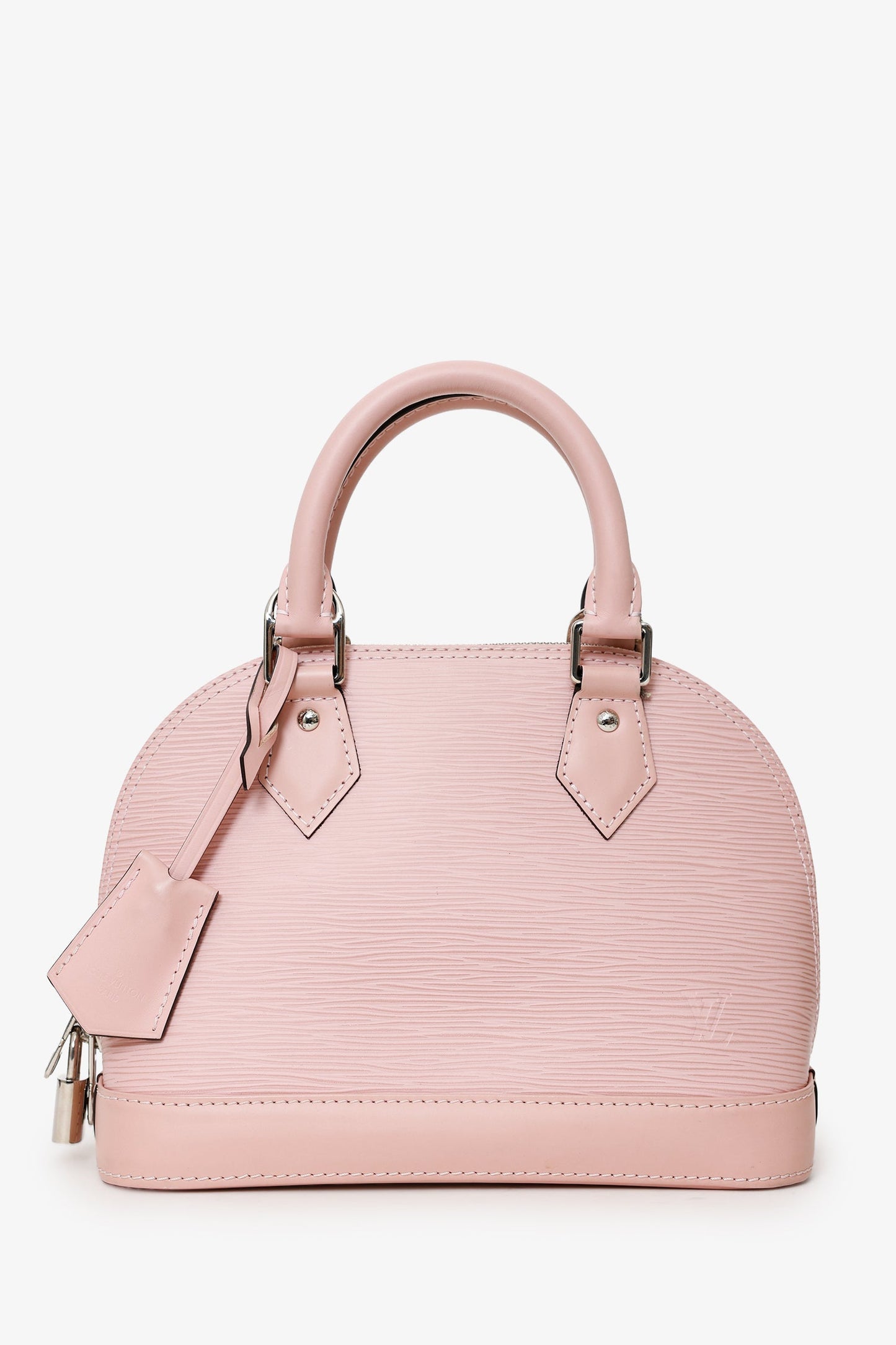 Louis Vuitton 2017 Pink Epi Leather Alma BB With Strap
