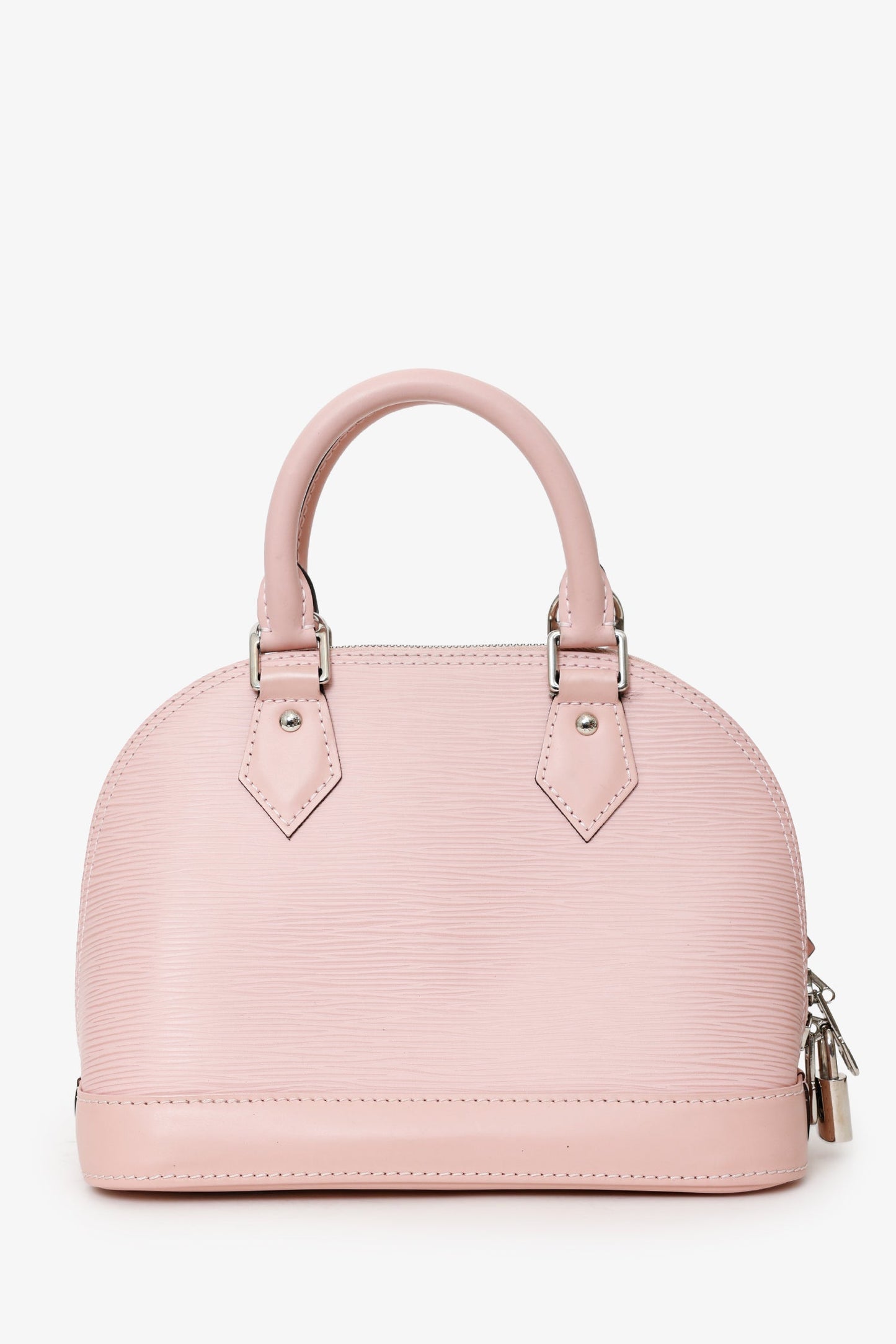 Louis Vuitton 2017 Pink Epi Leather Alma BB With Strap