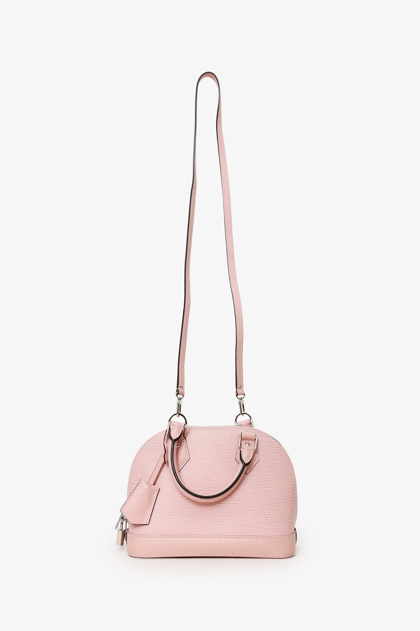 Louis Vuitton 2017 Pink Epi Leather Alma BB With Strap