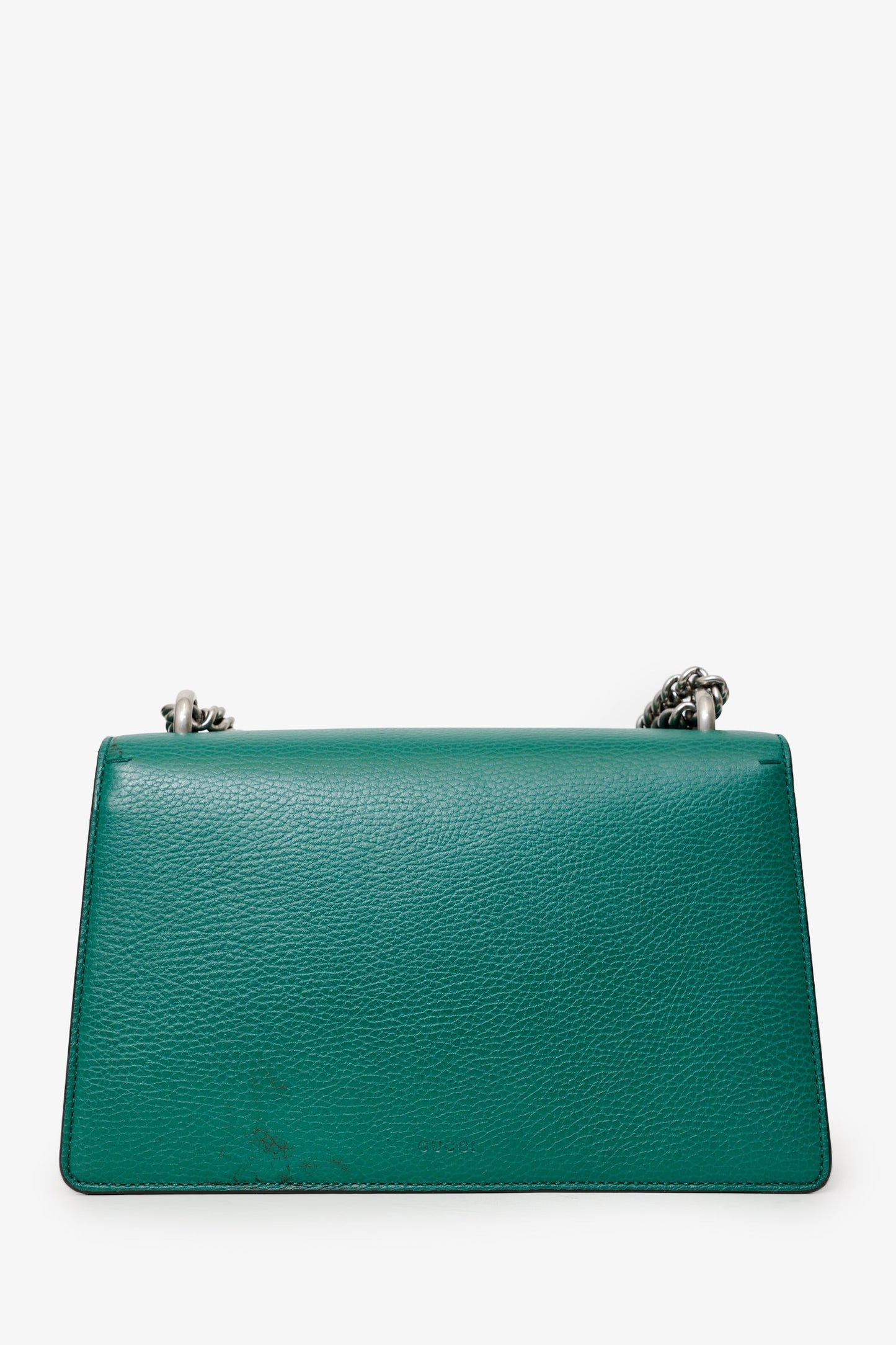 Gucci Green Leather Dionysus Medium Shoulder Bag