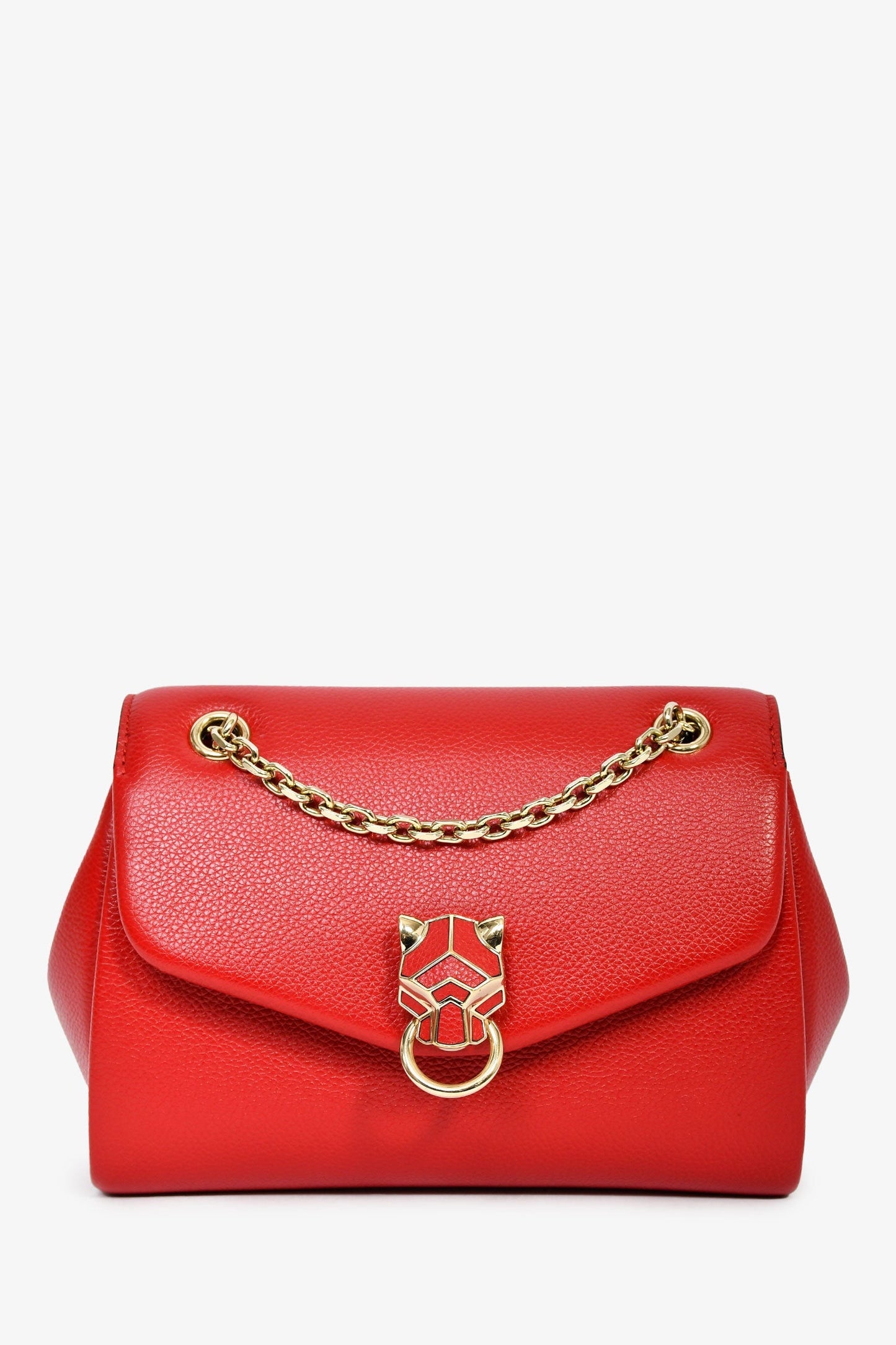 Cartier Red Mini Panthère Graphique Shoulder Bag