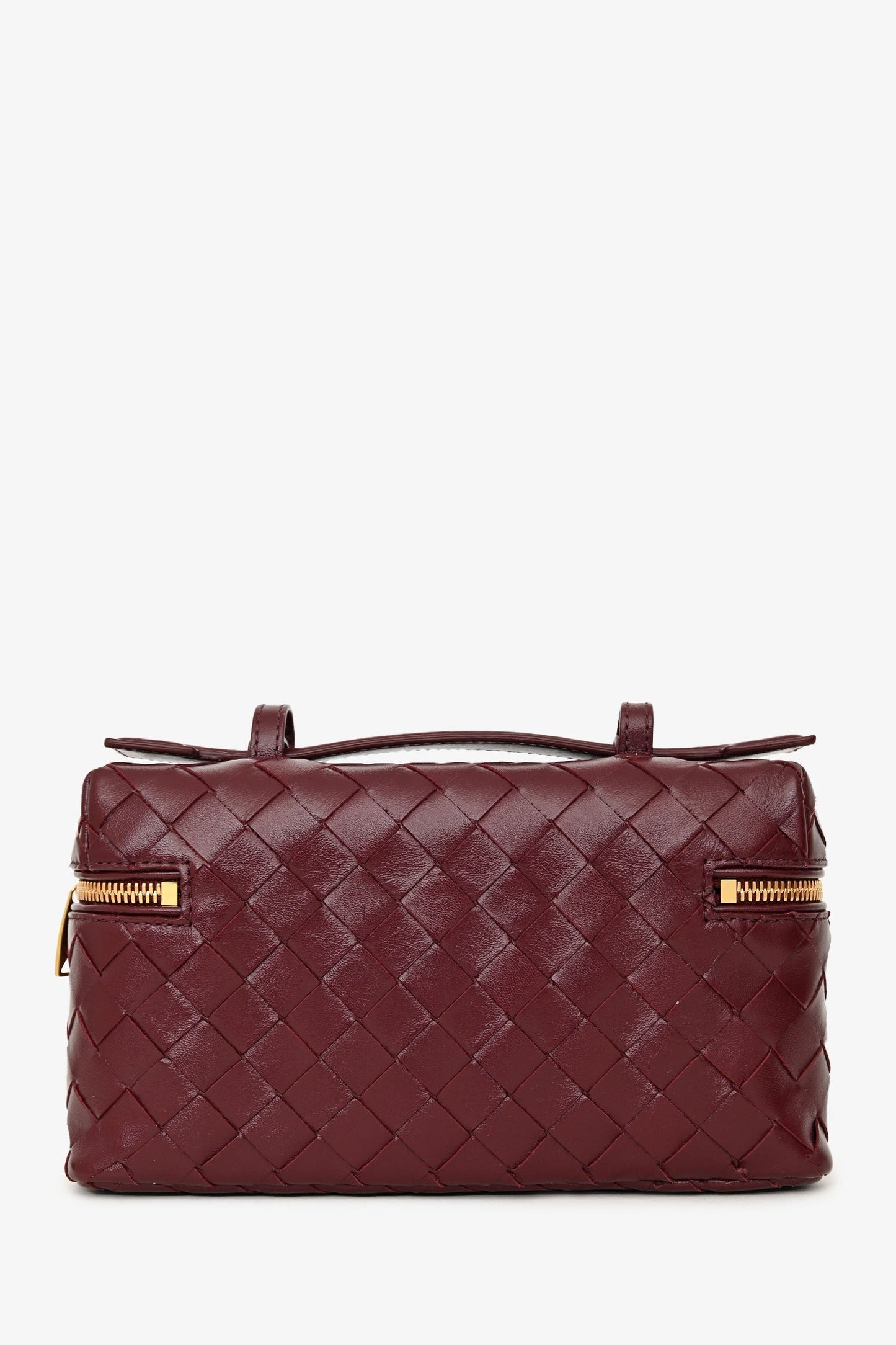 Bottega Veneta Barolo Intrecciato Leather Bang Bang Vanity Case With Detachable Strap
