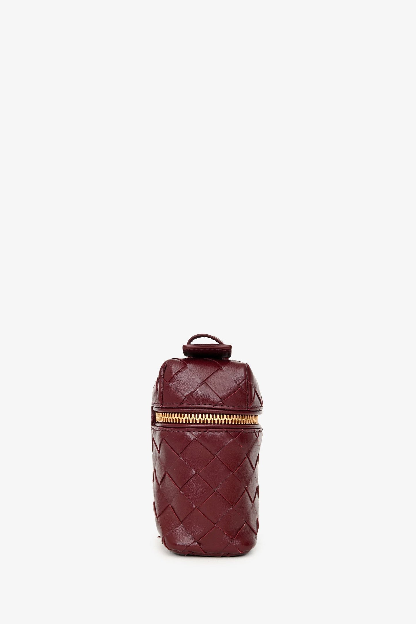 Bottega Veneta Barolo Intrecciato Leather Bang Bang Vanity Case With Detachable Strap