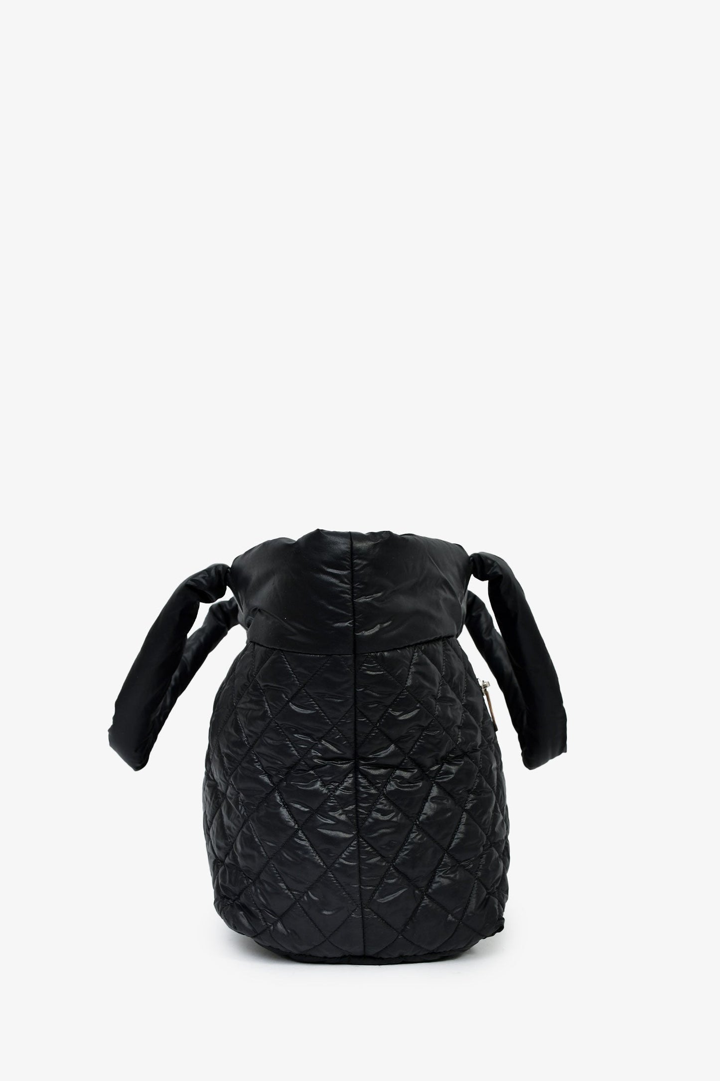 Chanel™ 2013-14 Black Quilted Nylon Coco Cocoon Tote Bag
